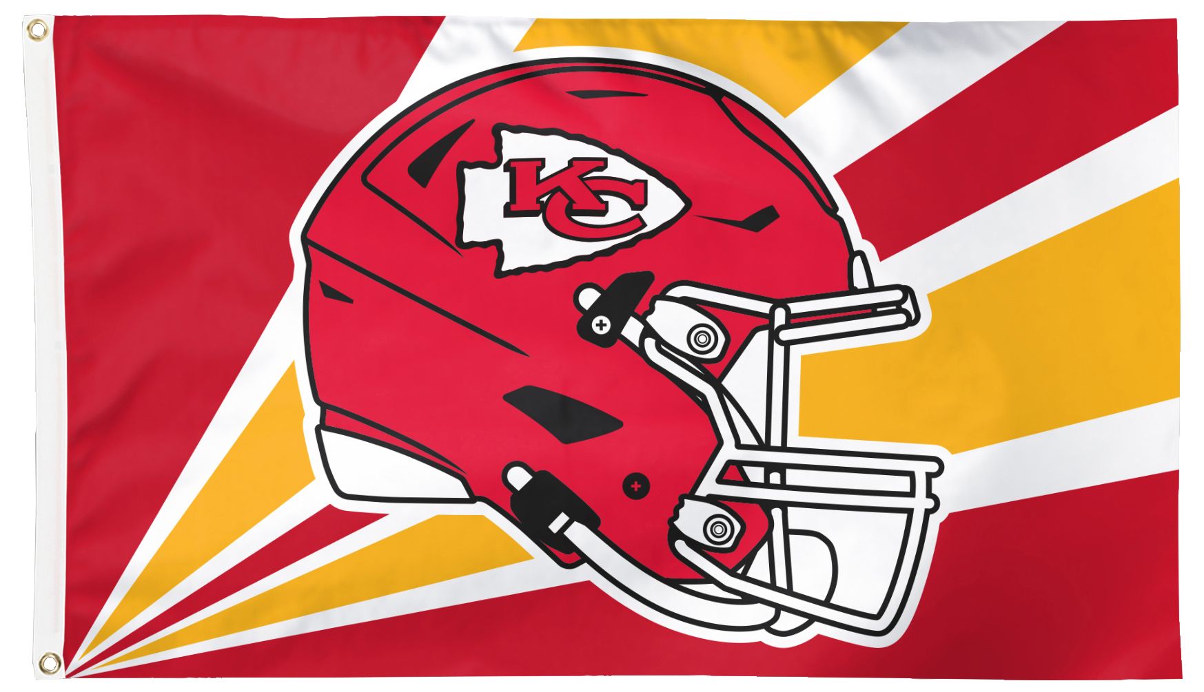WinCraft Kansas City Chiefs 3x5 Helmet Flag