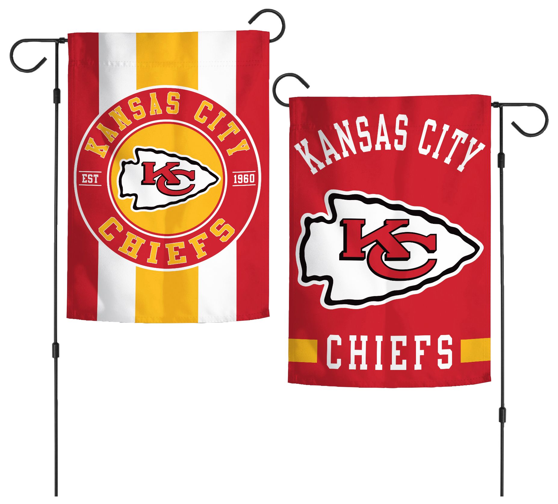 WinCraft Kansas City Chiefs 2-Sided Logo Garden Flag