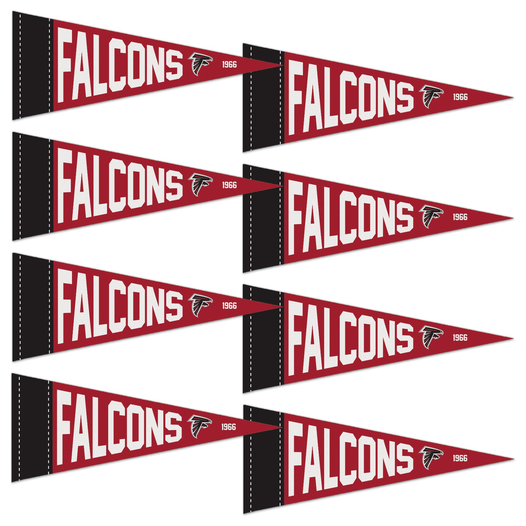 WinCraft Atlanta Falcons Mini Pennant Pack