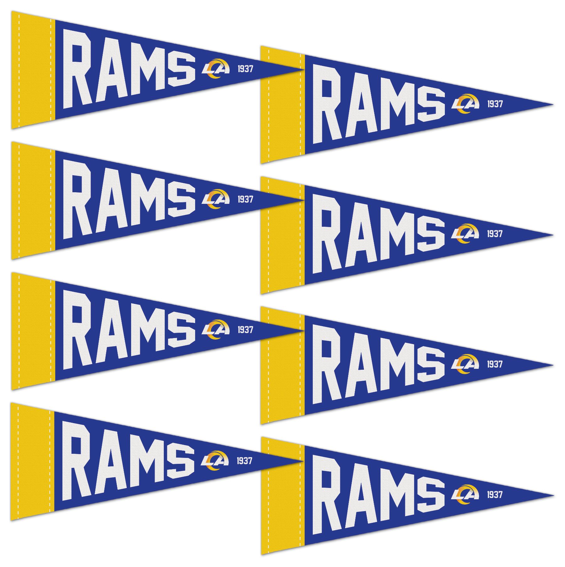 WinCraft Los Angeles Rams Pennant Pack