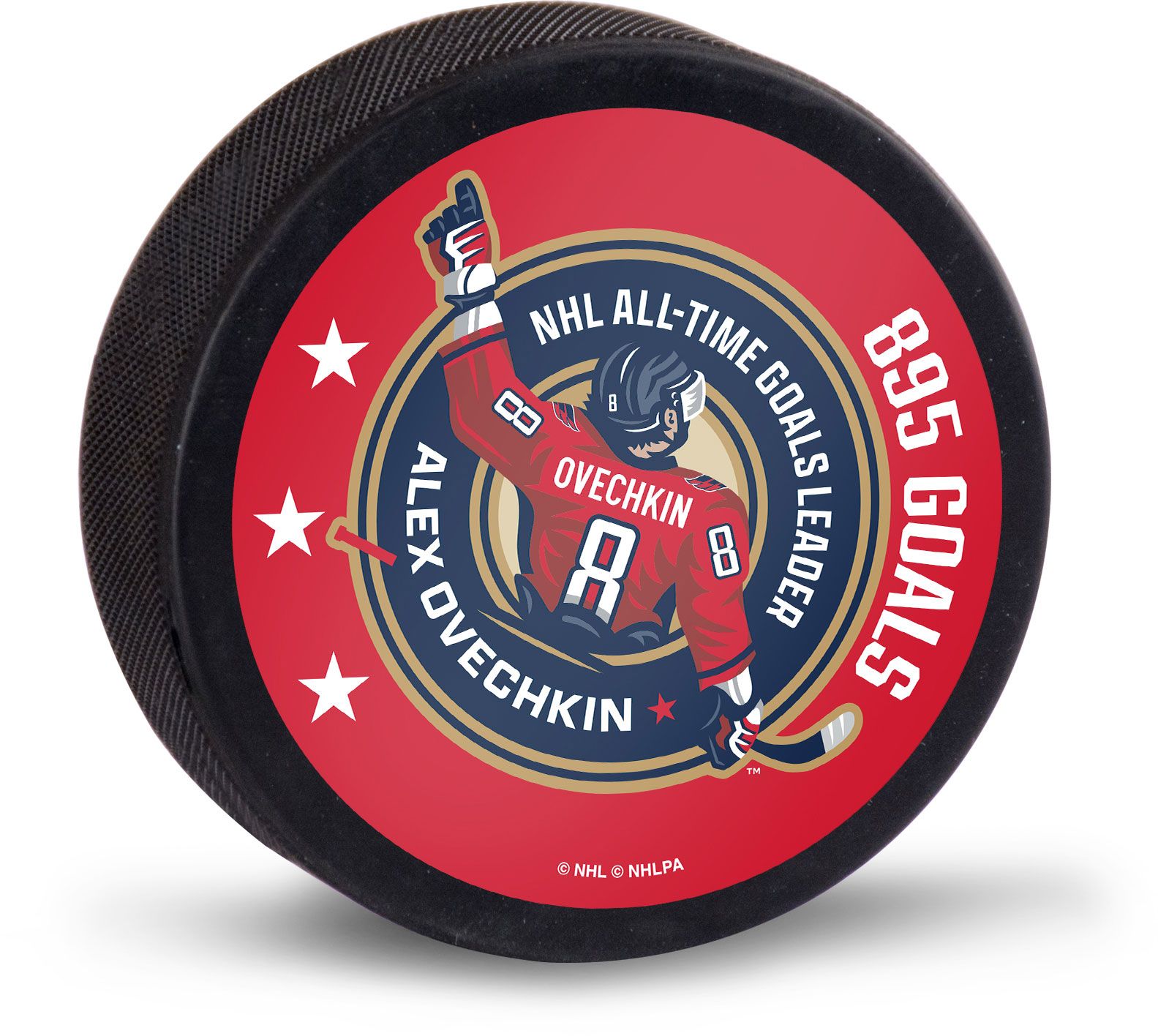 WinCraft Washington Capitals Alexander Ovechkin Great 8 Chase Puck