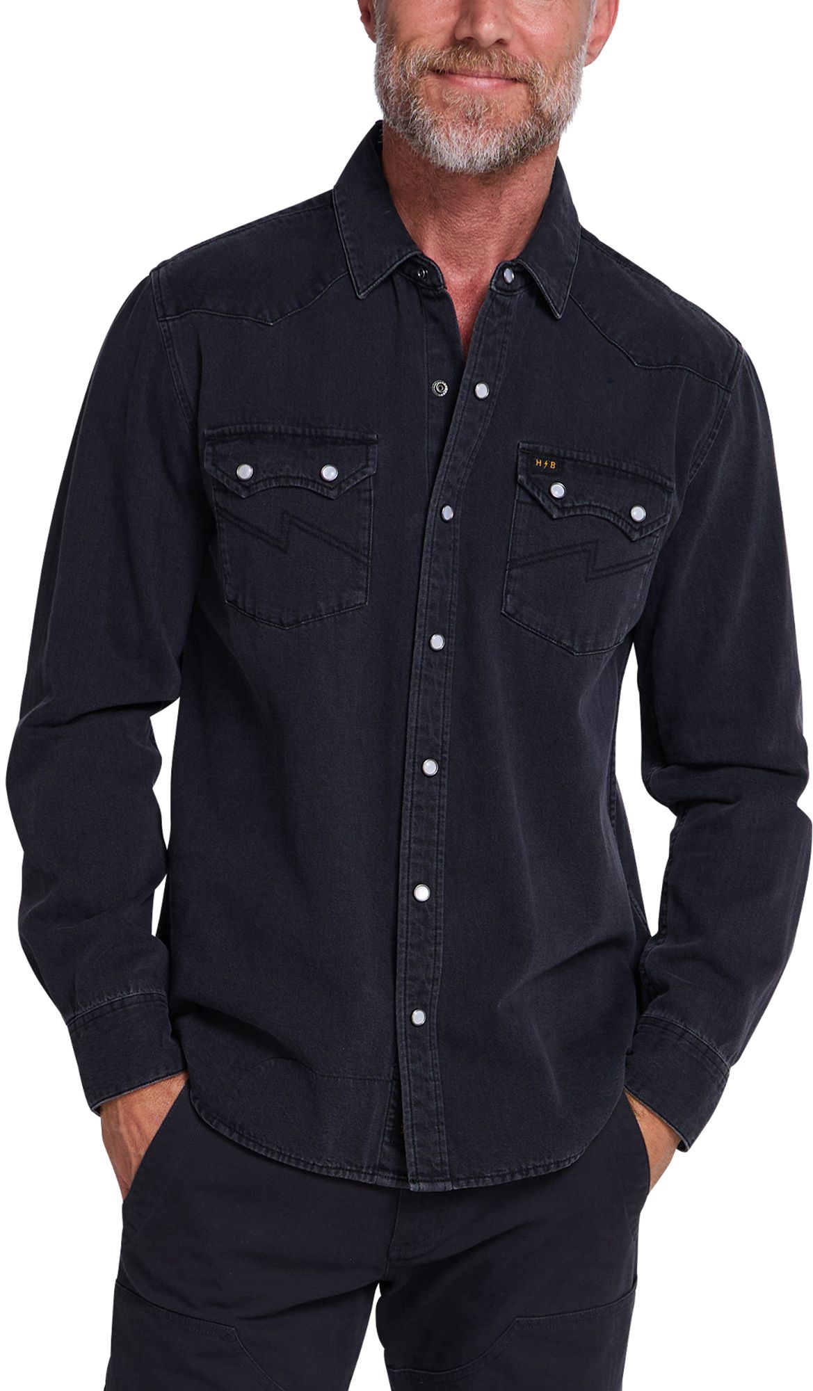 Howler Brothers Men's Dust Up Denim Snapshirt
