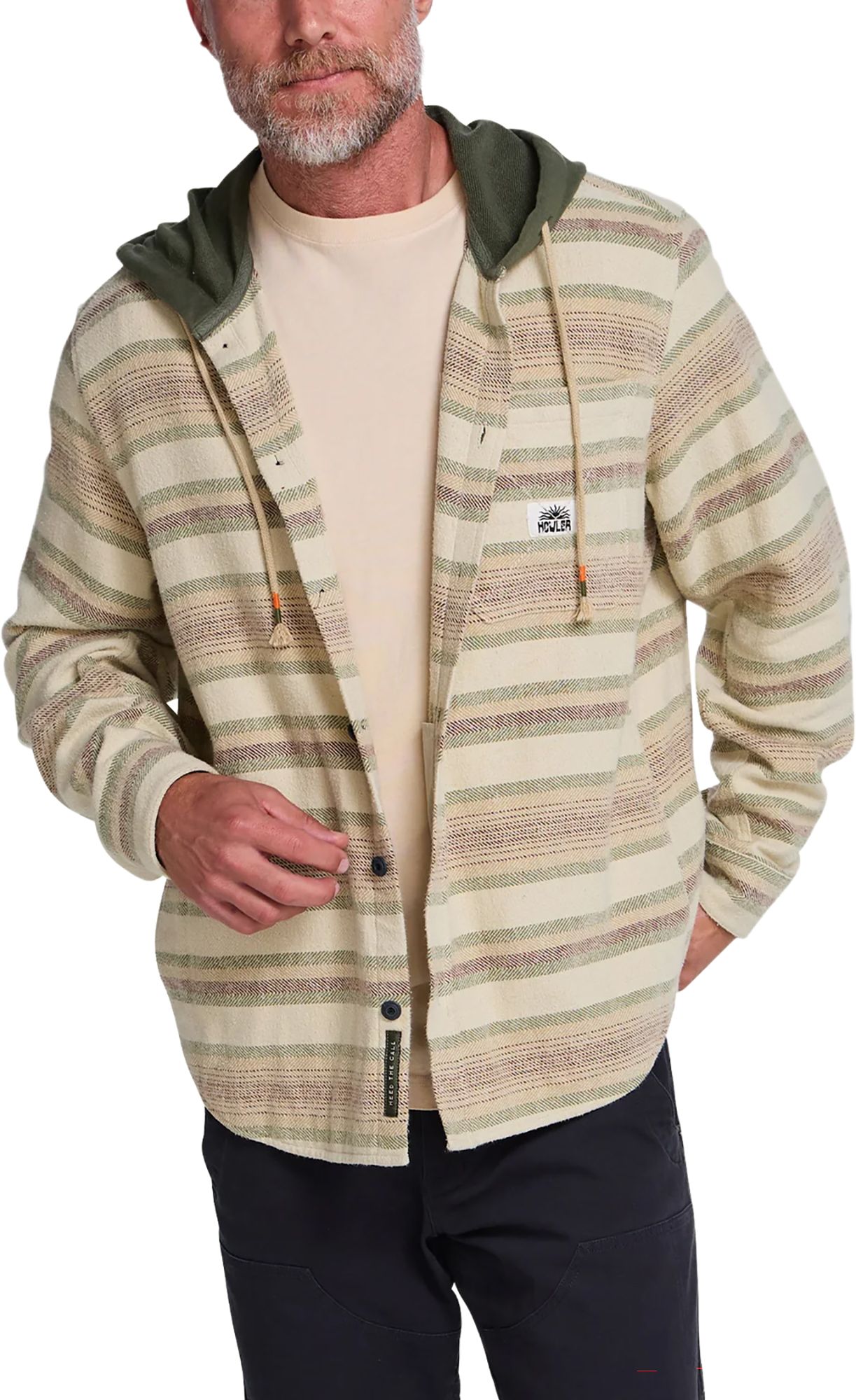 Howler Brothers Men's Salvo Hooded Blanket Flannel