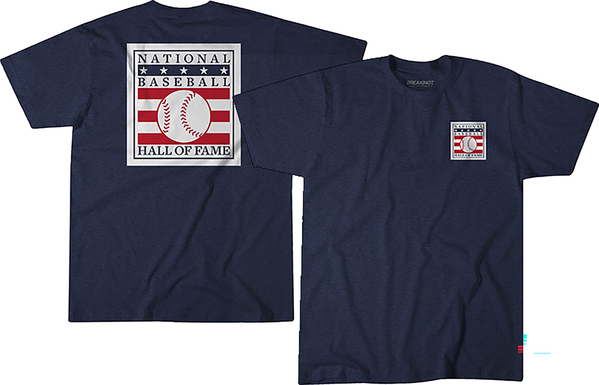 BreakingT Adult Hall of Fame 2-Hit Navy T-Shirt