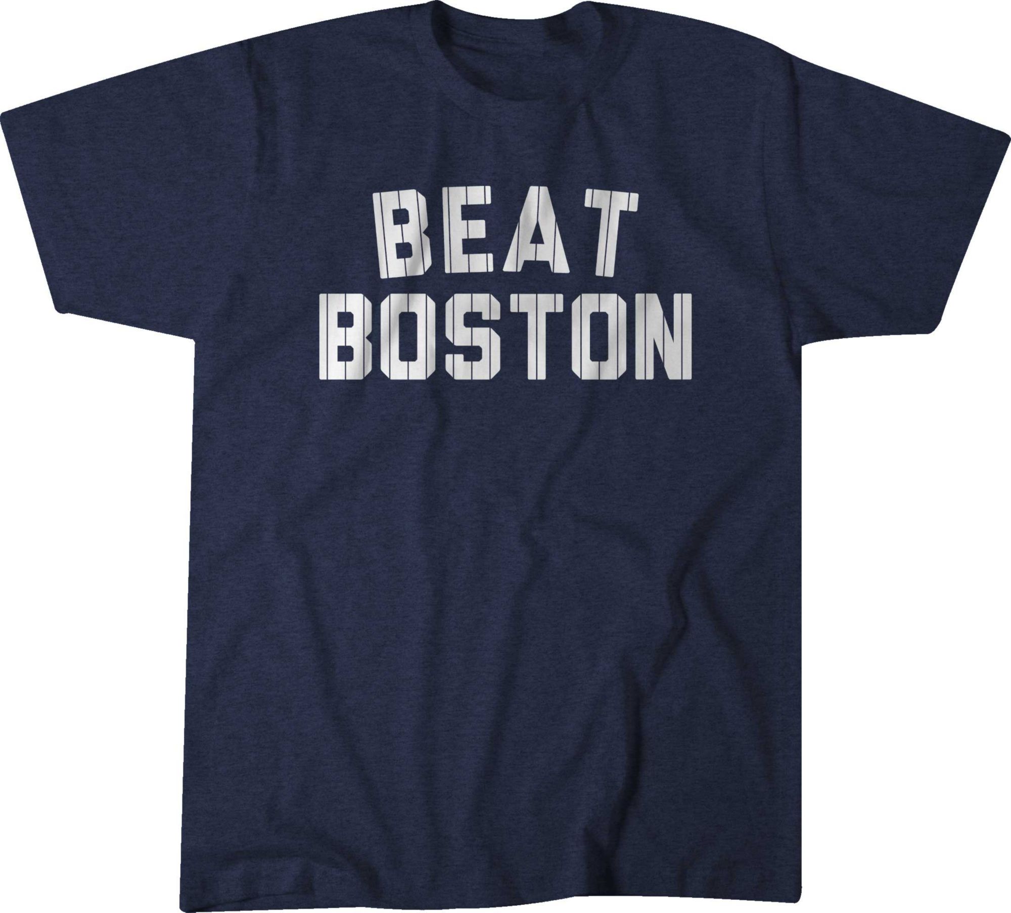 BreakingT Adult New York 'Beat Boston' Navy T-Shirt