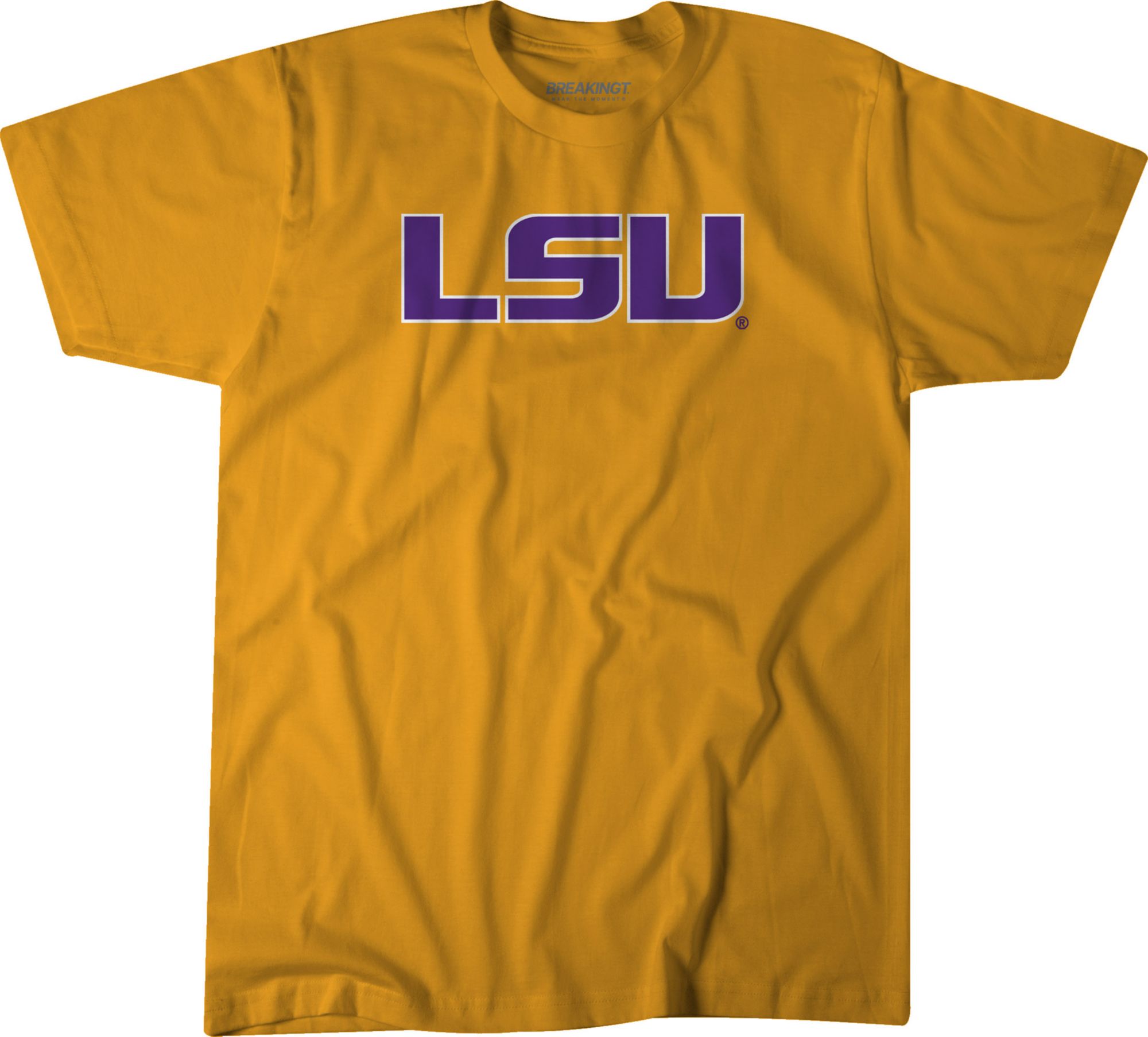 BreakingT Men's LSU Tigers Gold Color Out T-Shirt