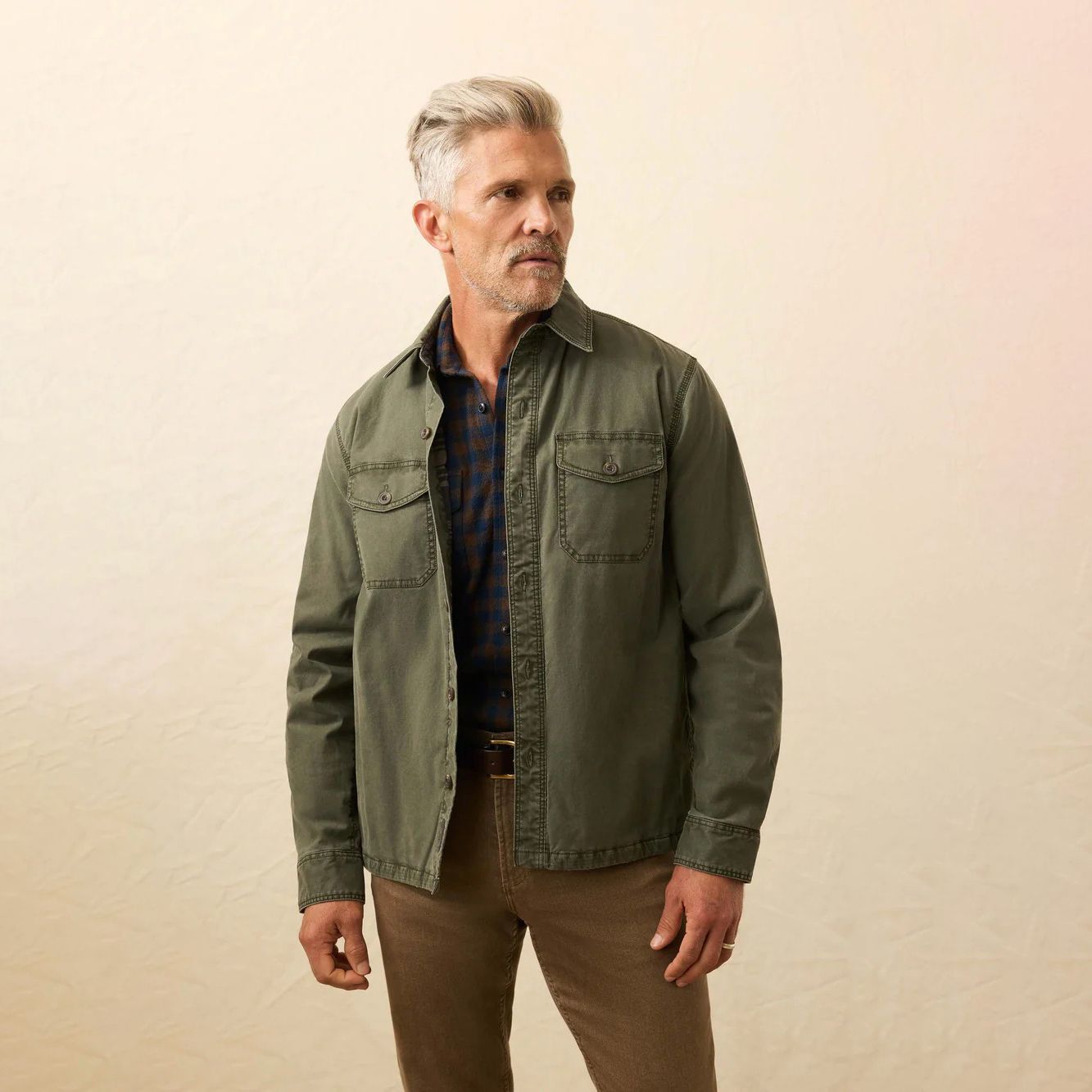 Faherty Men's Lakeside CPO Jacket