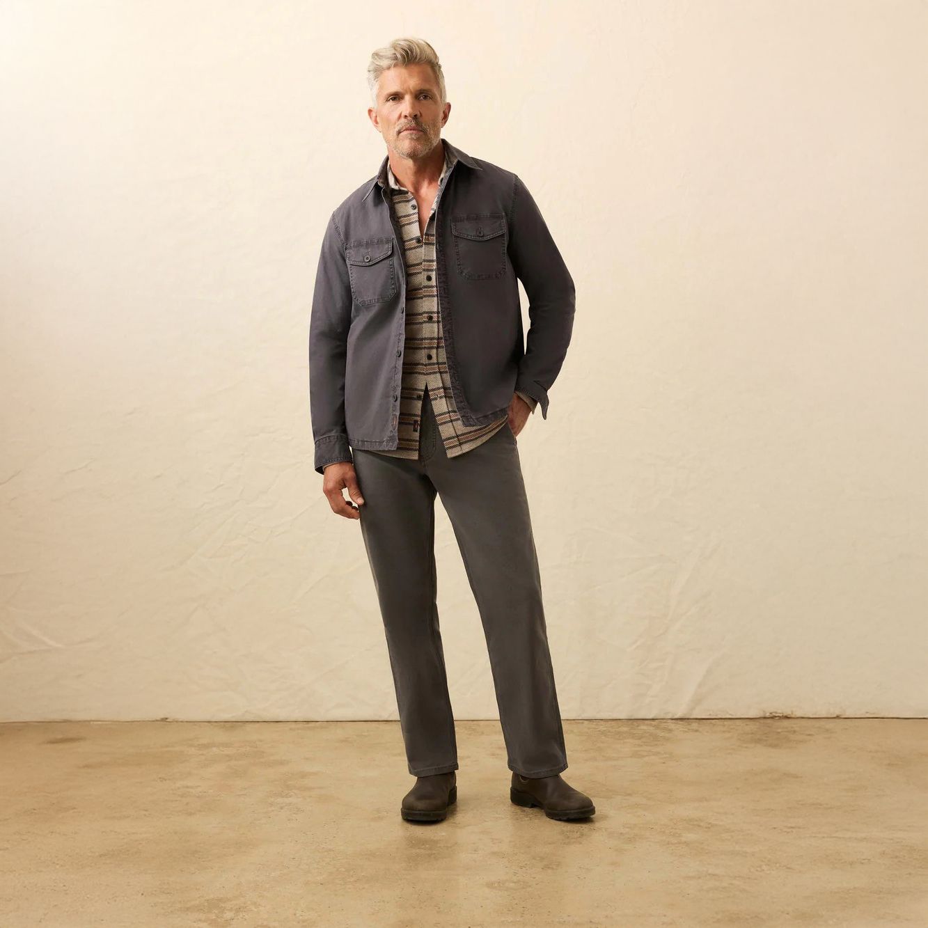 Faherty Men's Lakeside CPO Jacket