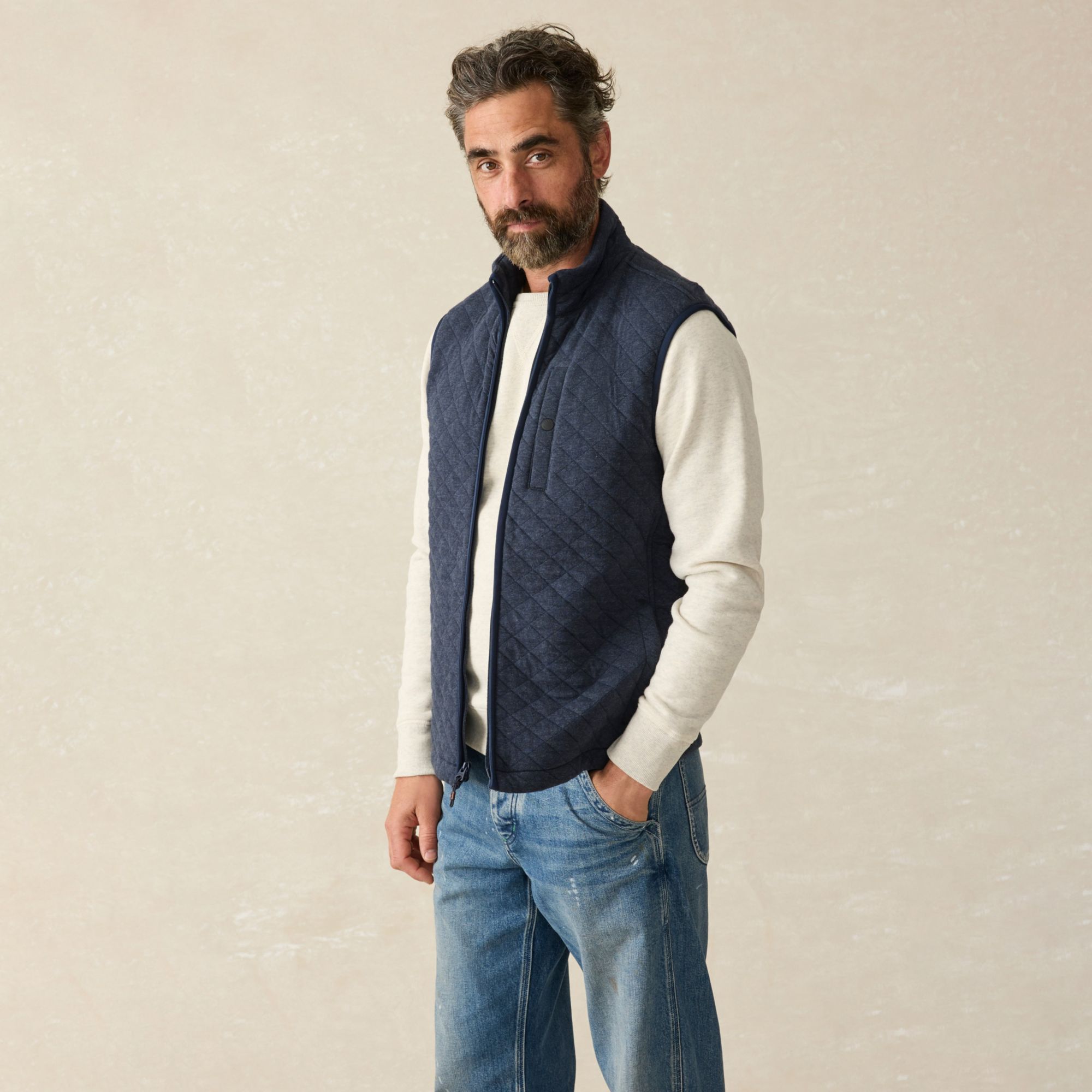 Navy Melange