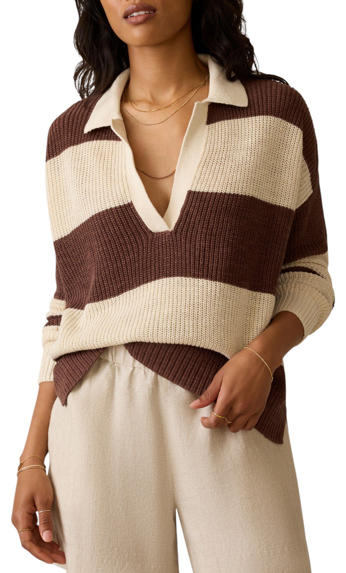 Cocoa Rugby Stripe