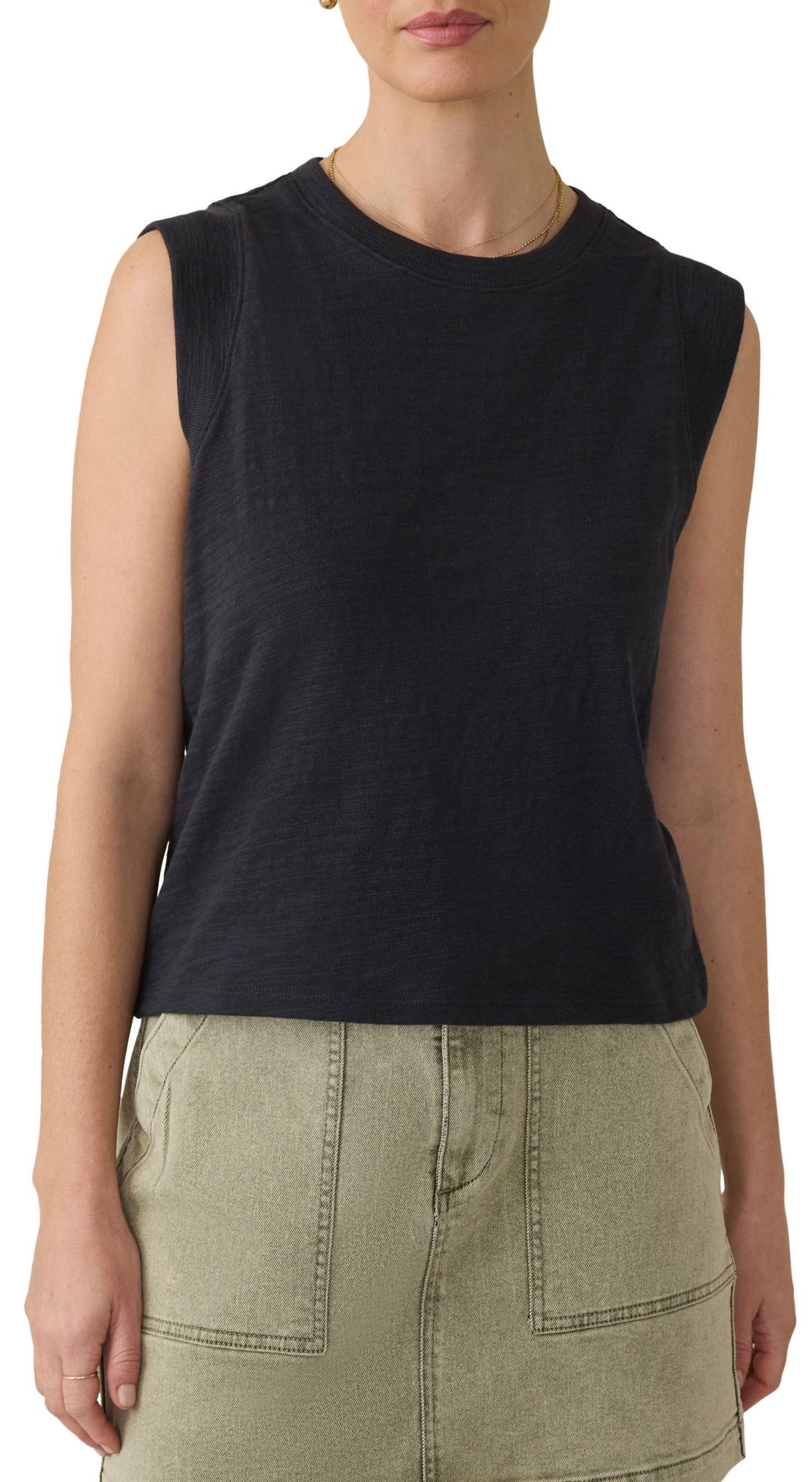 Faherty Women's Sunwashed Slub Muscle Tank