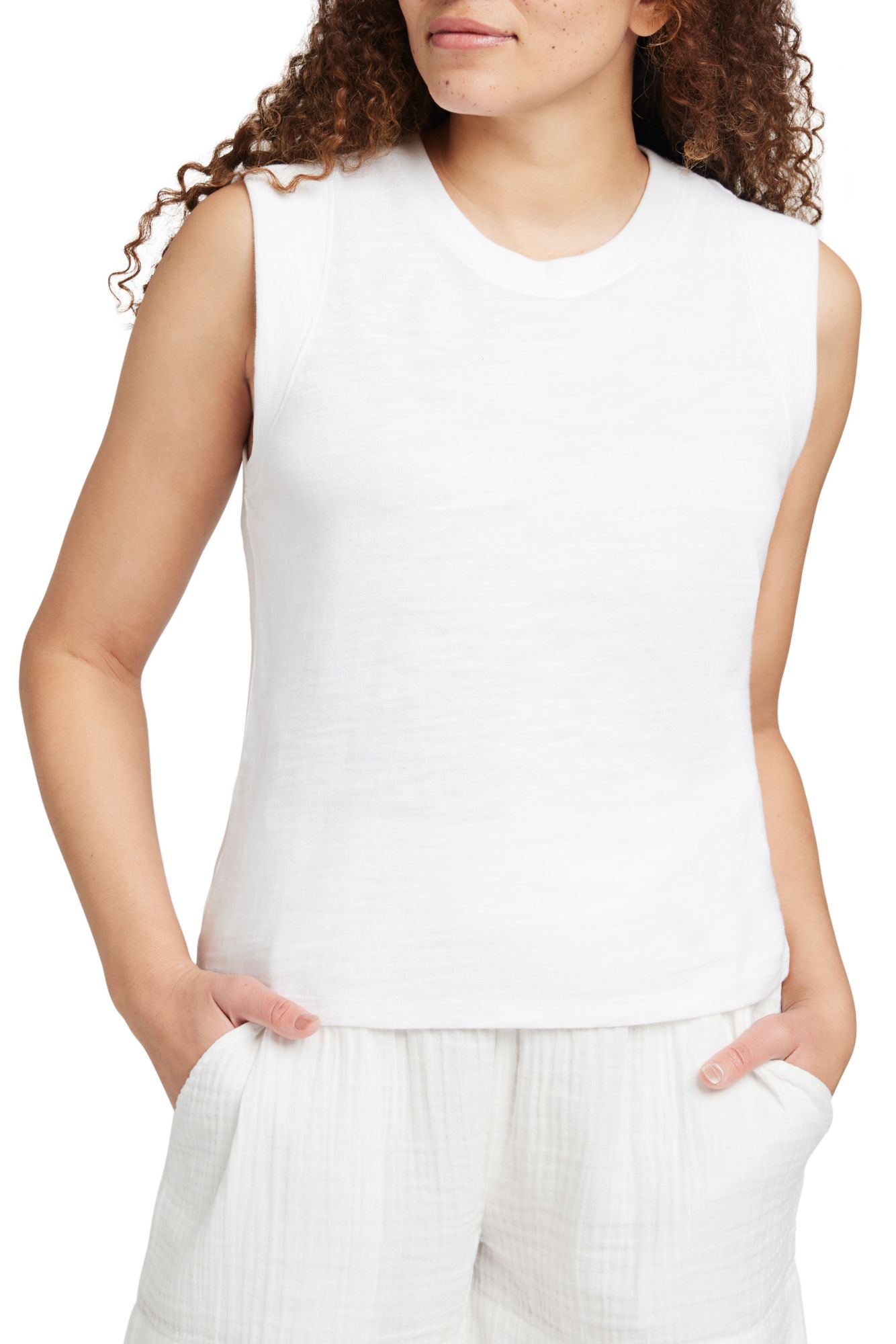 Faherty Women's Sunwashed Slub Muscle Tank