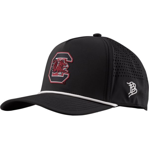Branded Bills Adult South Carolina Gamecocks Black Logo Rope Adjustable Snapback Hat