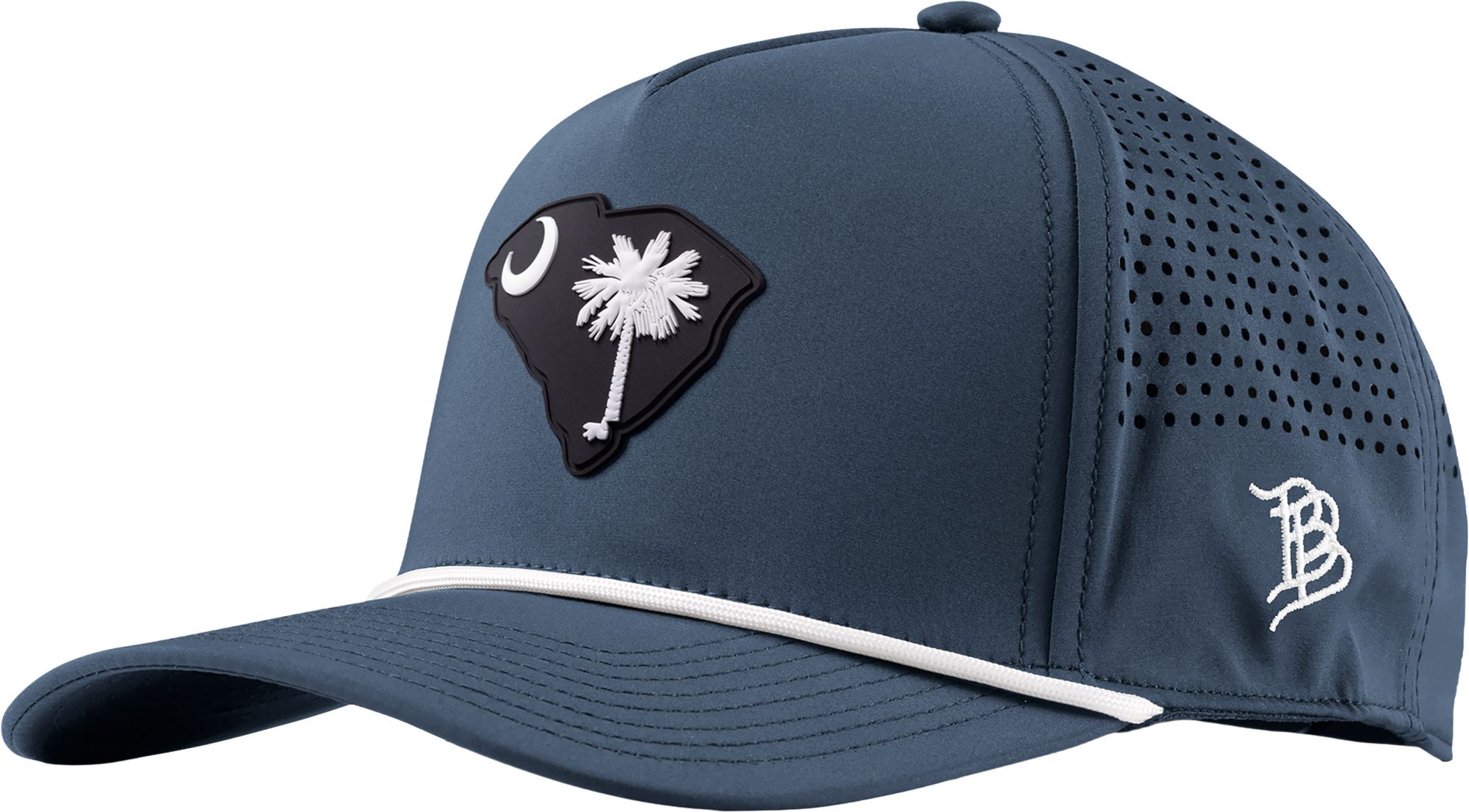Branded Bills Adult South Carolina Navy Vintage Patch Rope Adjustable Hat