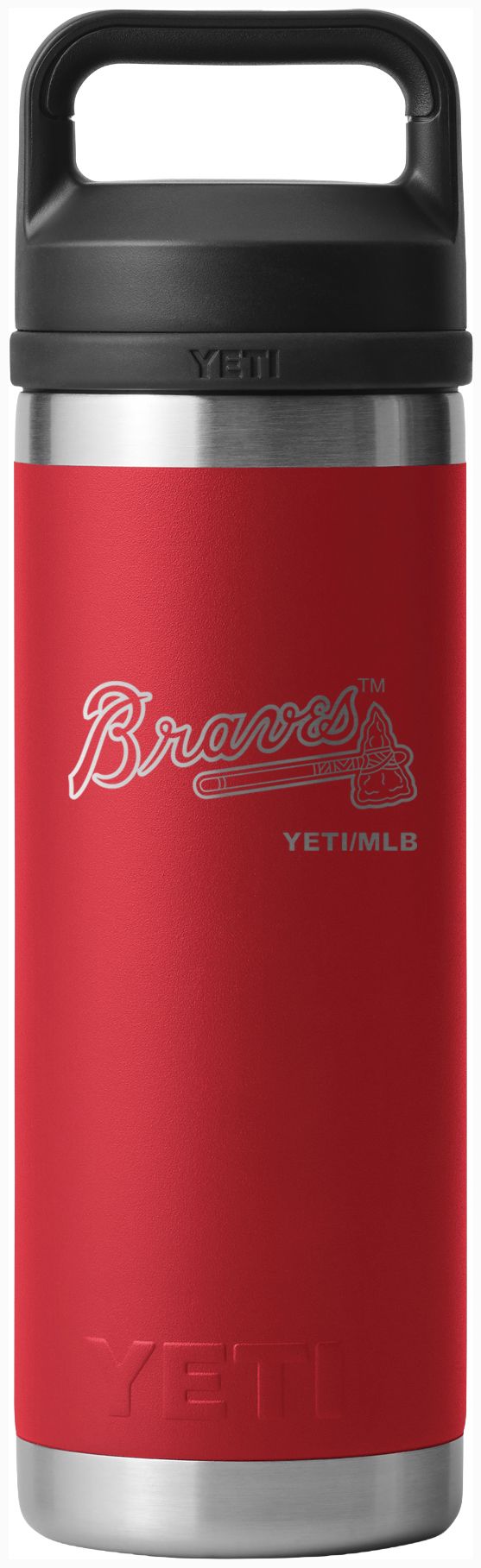 YETI Atlanta Braves 18 oz. Rambler Bottle with Chug Cap