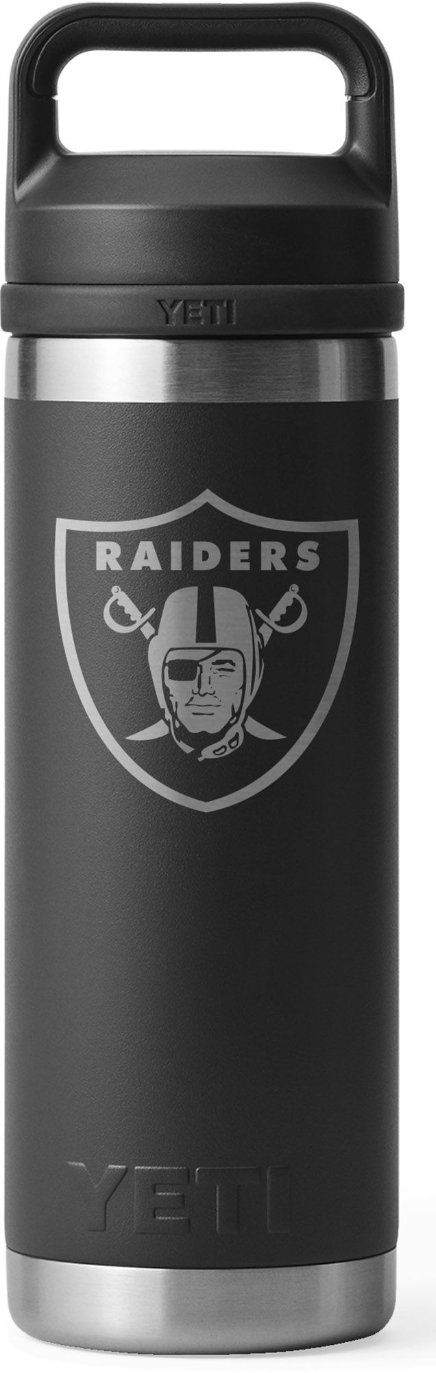 YETI Las Vegas Raiders 18 oz. Rambler Bottle with Chug Cap