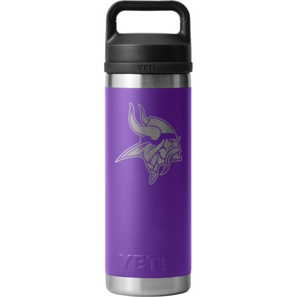 YETI Minnesota Vikings 18 oz. Rambler Bottle with Chug Cap
