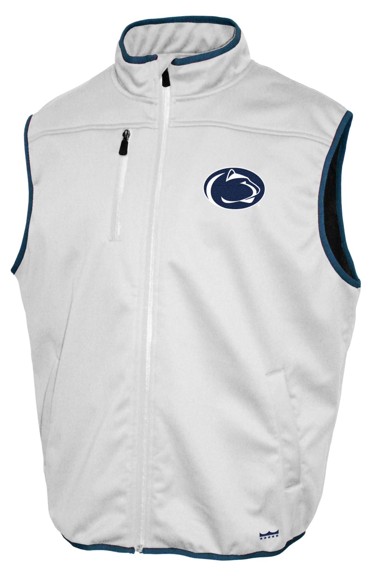 Franchise Club Men's Penn State Nittany Lions White Softshell Vest