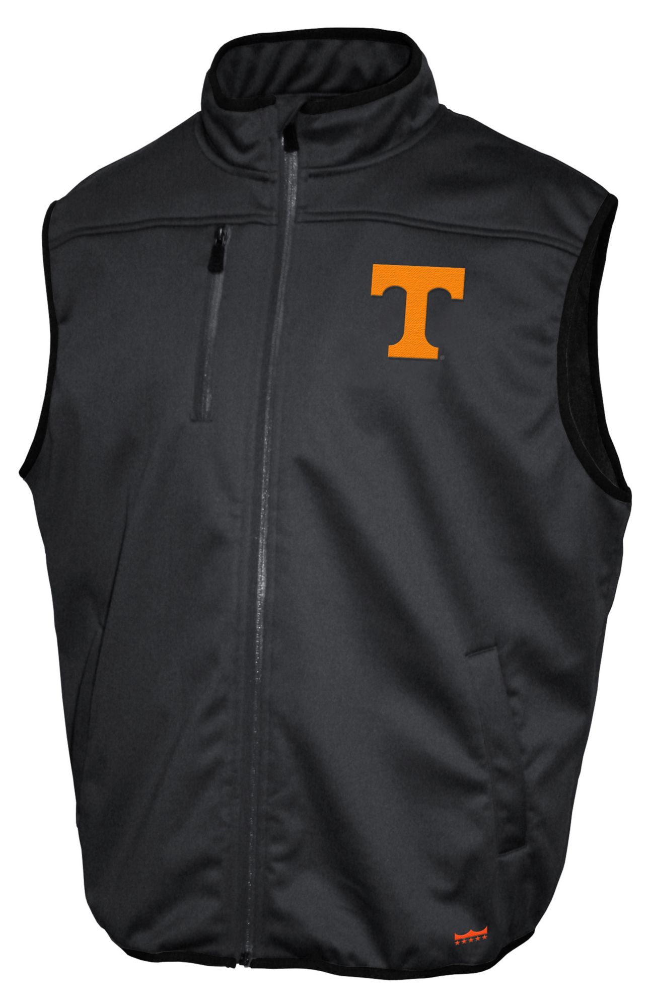 Franchise Club Men's Tennessee Volunteers Grey Softshell Vest