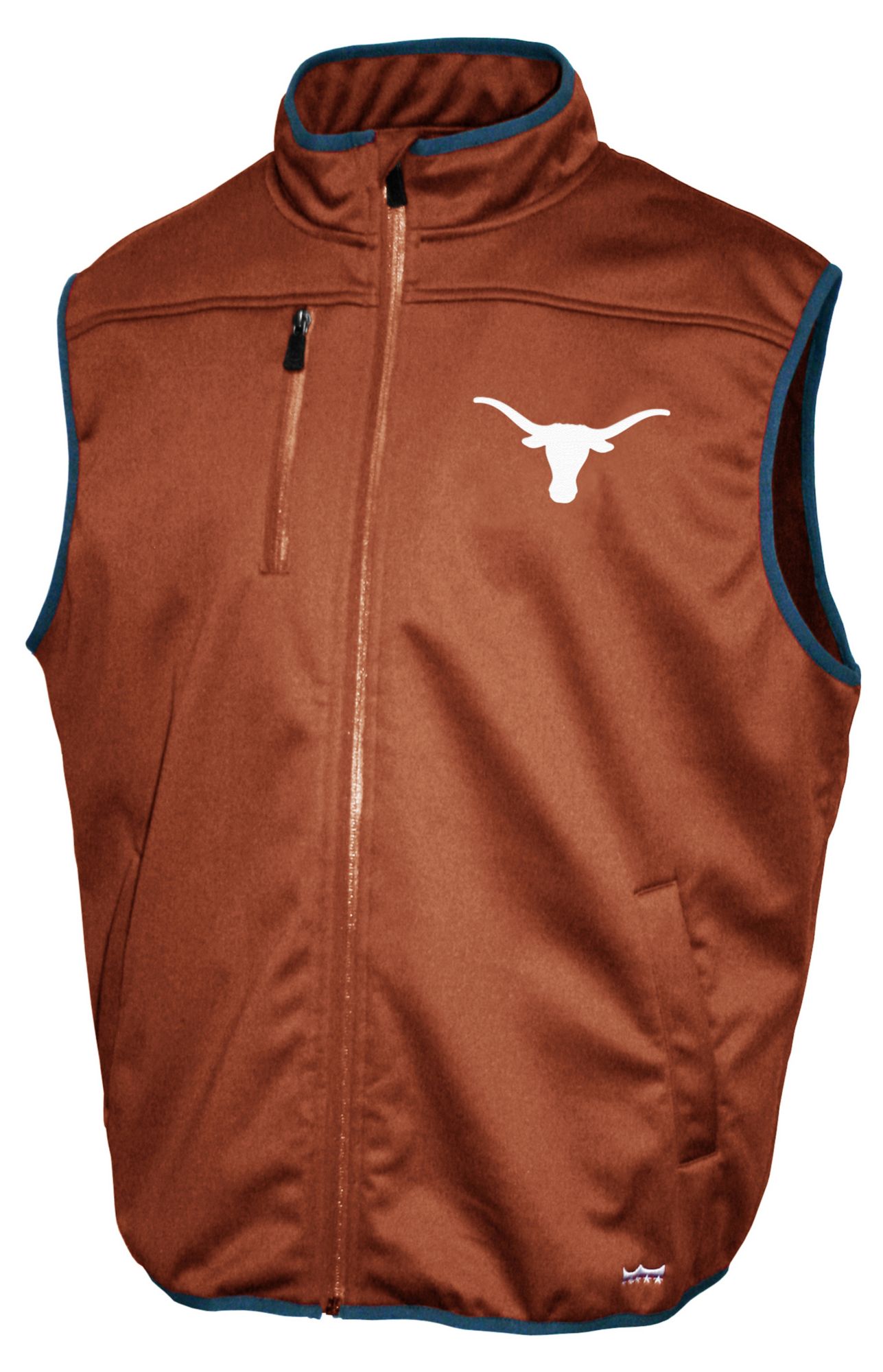 Franchise Club Men's Texas Longhorns Burnt Orange Softshell Vest