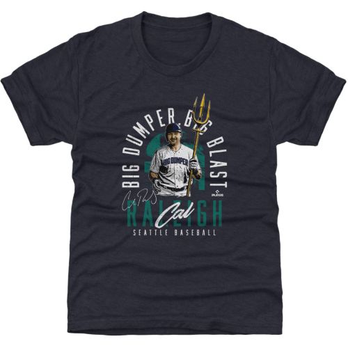 BreakingT Adult Seattle Cal Raleigh 100% Big Dumper Navy T