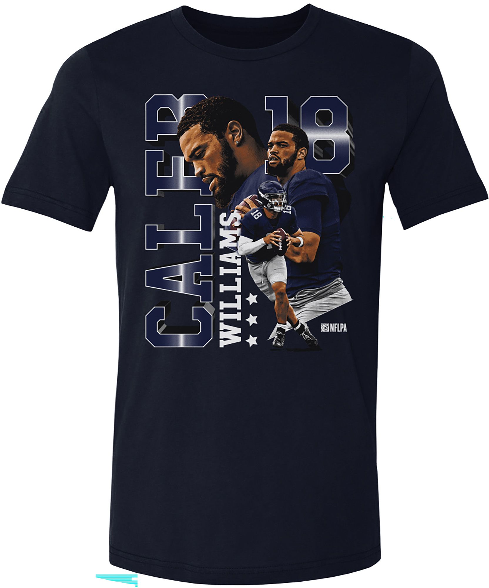 500 LEVEL Men's Chicago Bears Navy Vintage Heavyweight T-Shirt