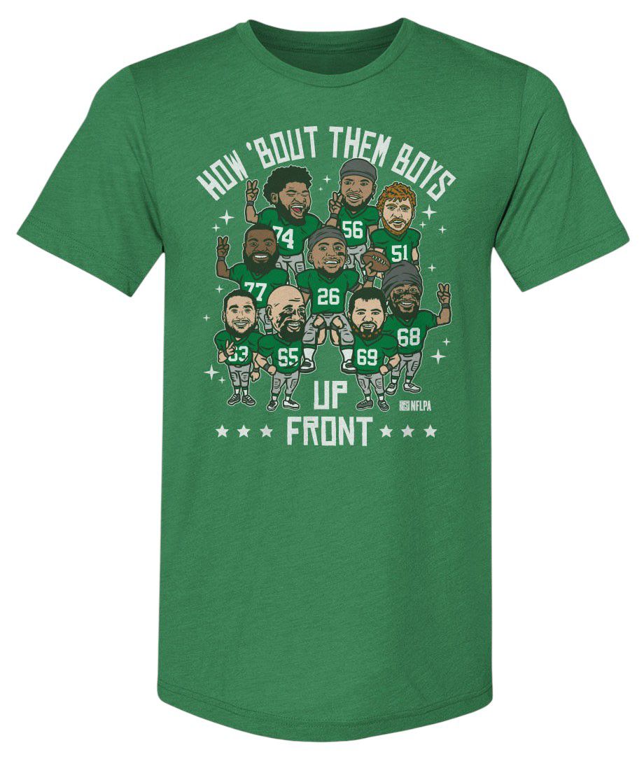500 LEVEL Men's Philadelphia Eagles Saquon Barkley #26 Kelly Green T-Shirt