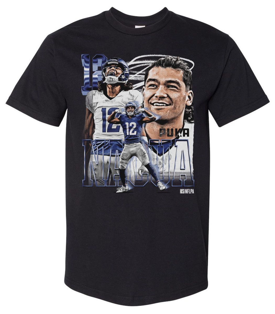 500 LEVEL Men's Los Angeles Rams Black Vintage Heavyweight T-Shirt