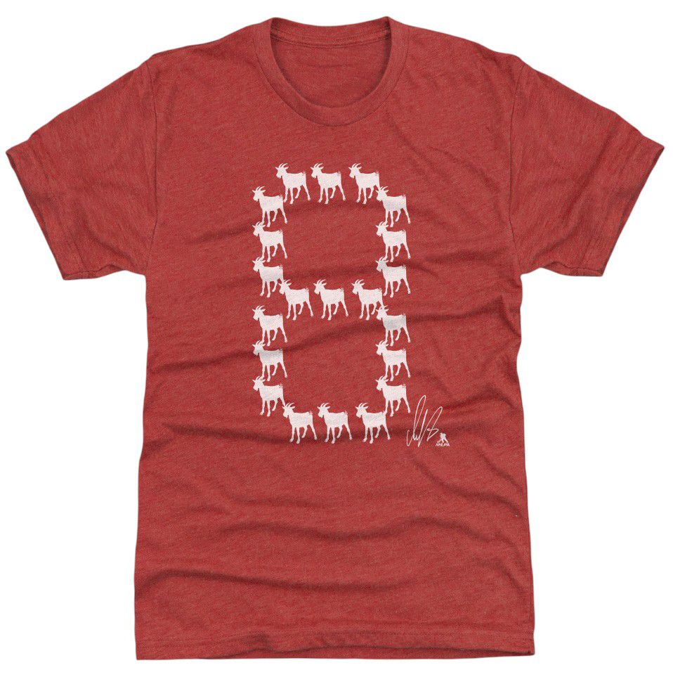 500 Level Men's Washington Alexander Ovechkin Goat #8 Red T-Shirt