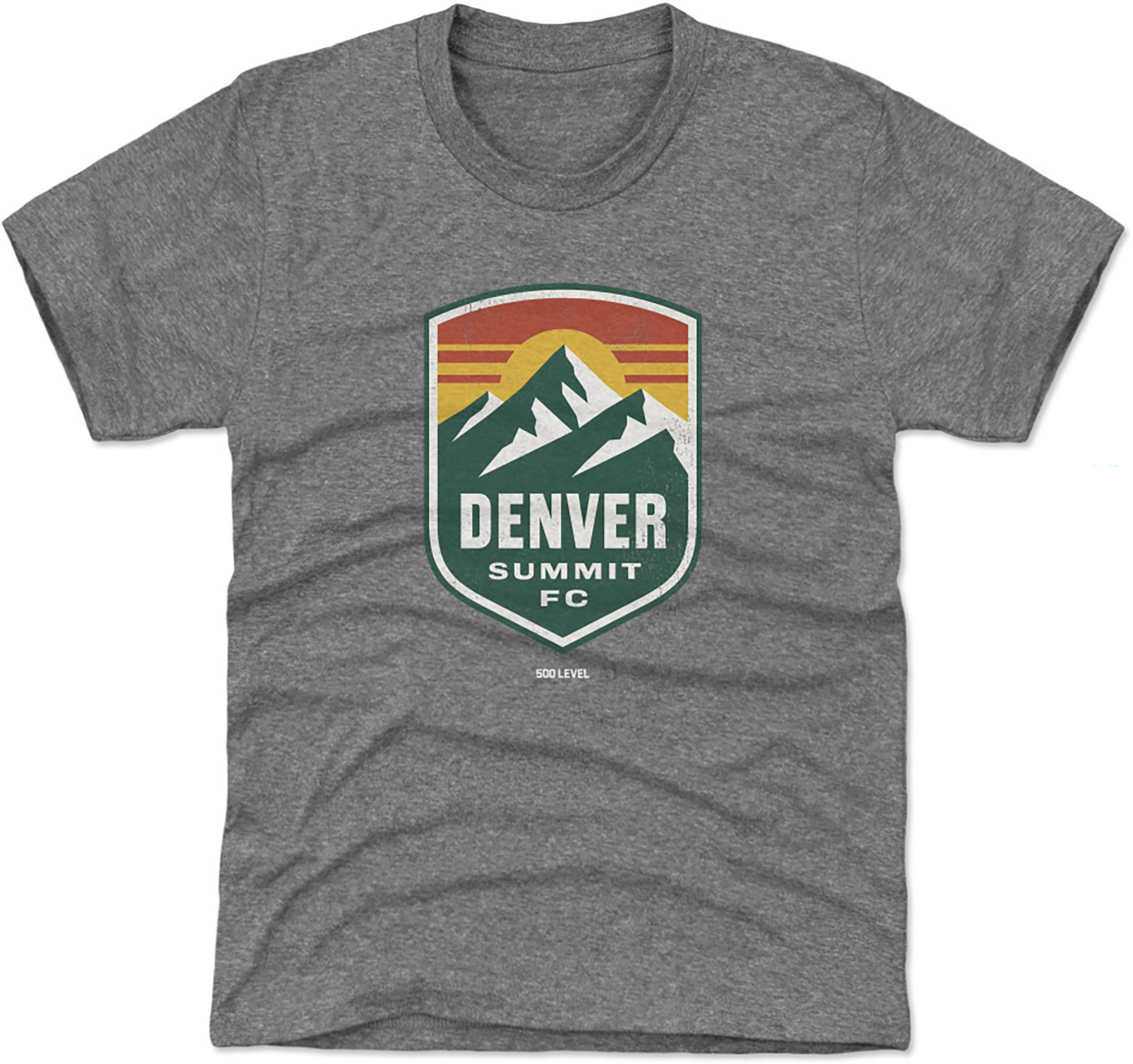 500 LEVEL Women's Denver Heather Gray Arch Logo T-Shirt
