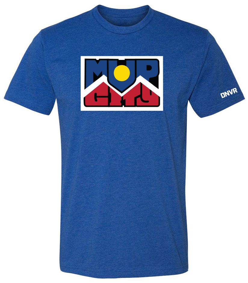 ALLCITY Adult Denver Blue MVP Short Sleeve T-Shirt