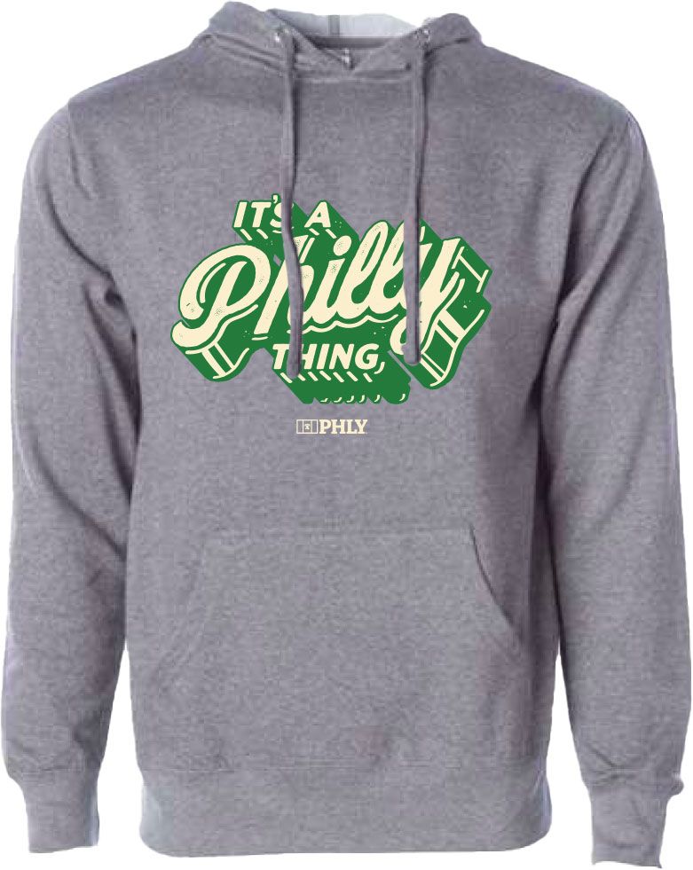 ALLCITY Adult Philadelphia Grey "A Philly Thing" Pullover Hoodie