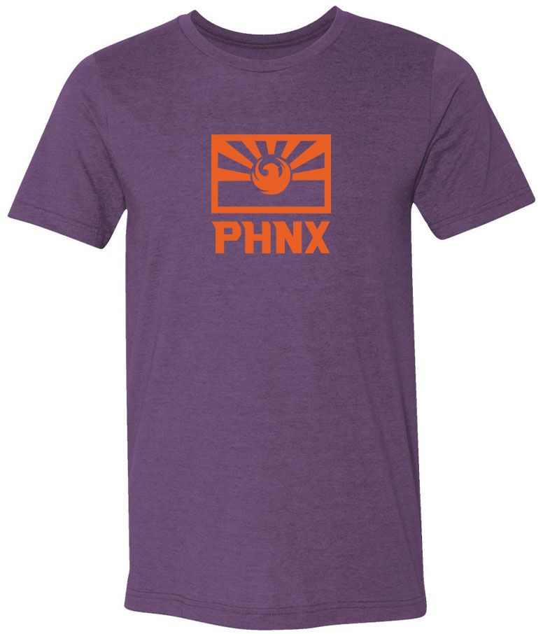 ALLCITY Adult Phoenix Purple Flag Stack T-Shirt
