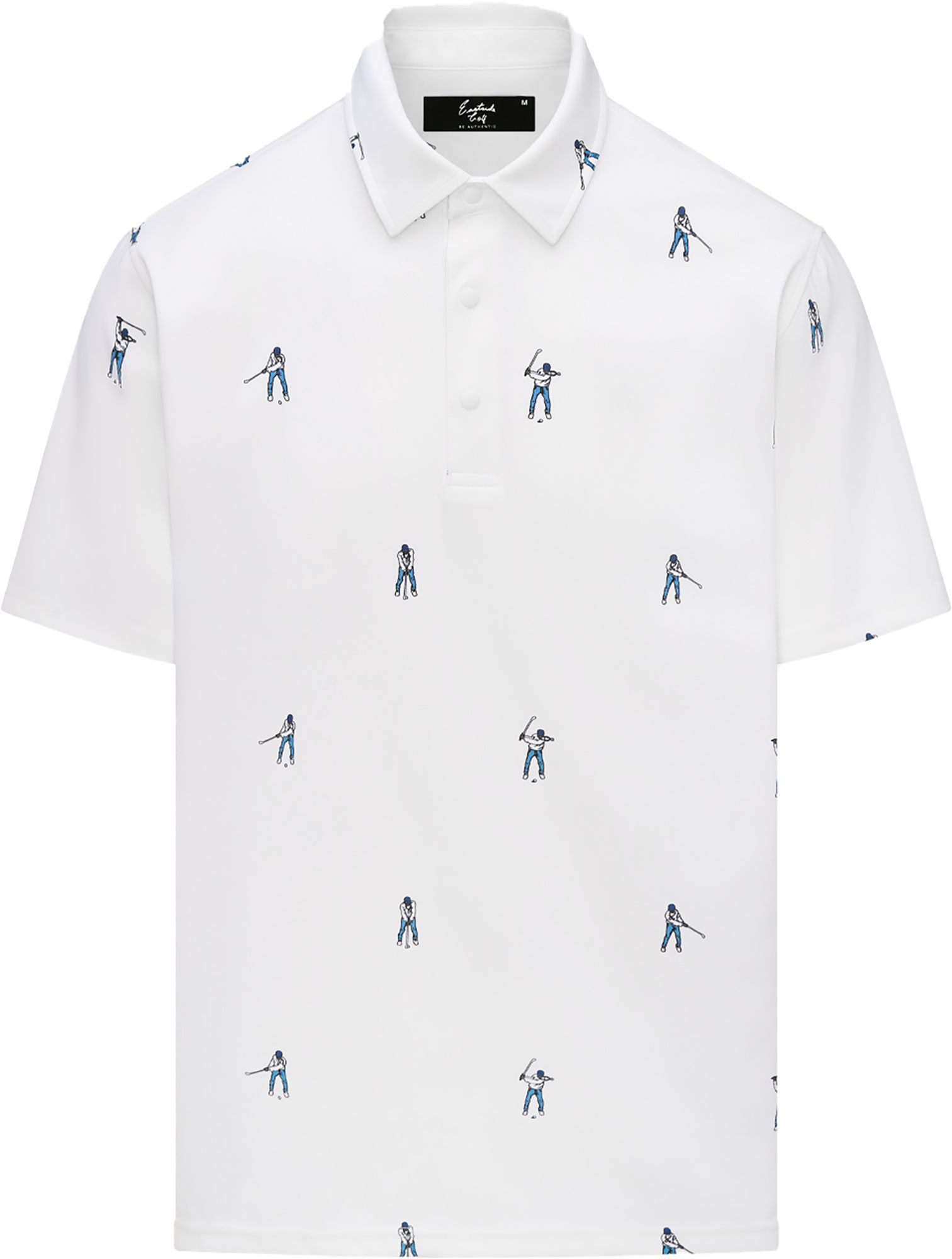 Eastside Golf Men's Snap Placket Golf Polo