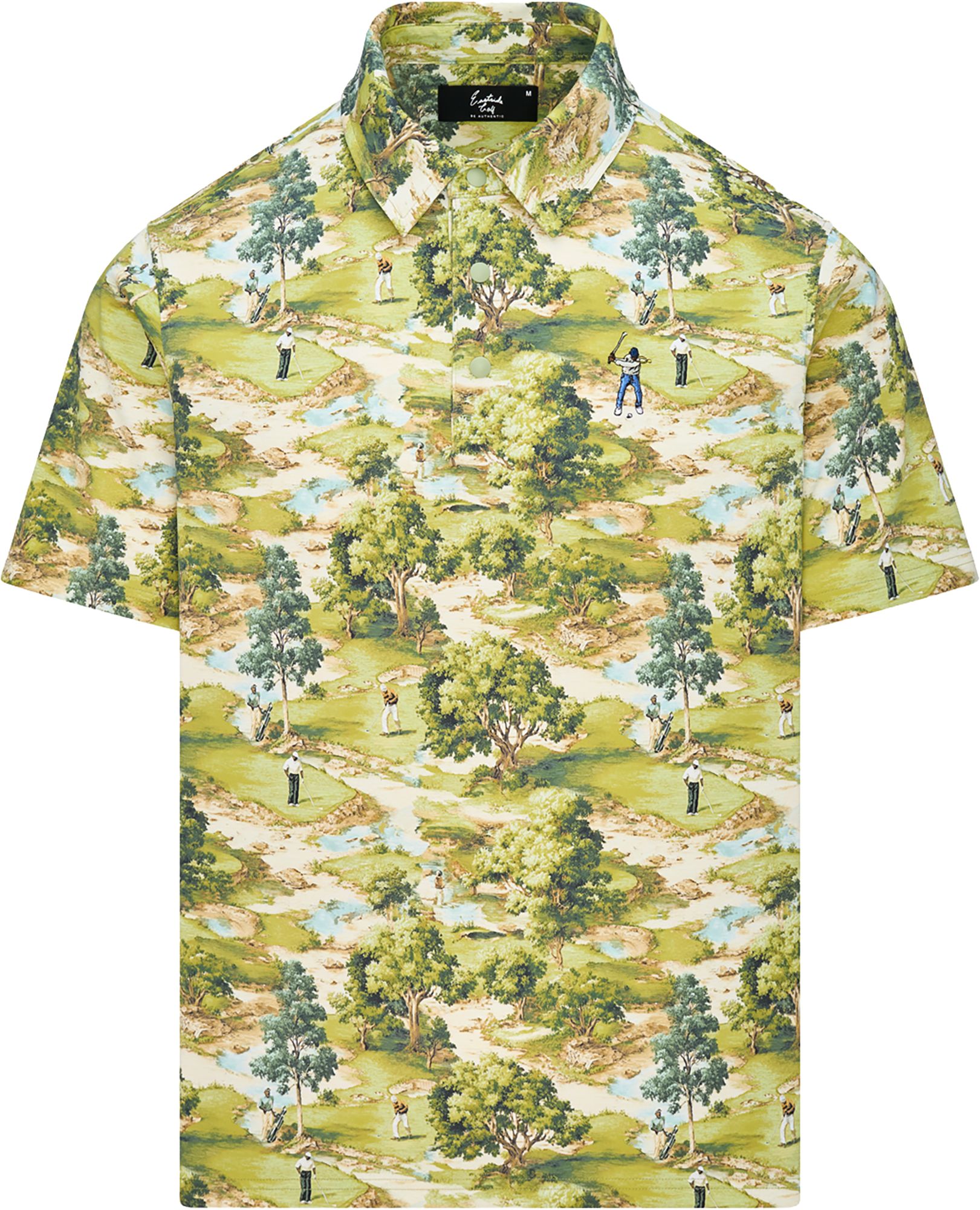 Eastside Golf Men's Snap Placket Golf Polo
