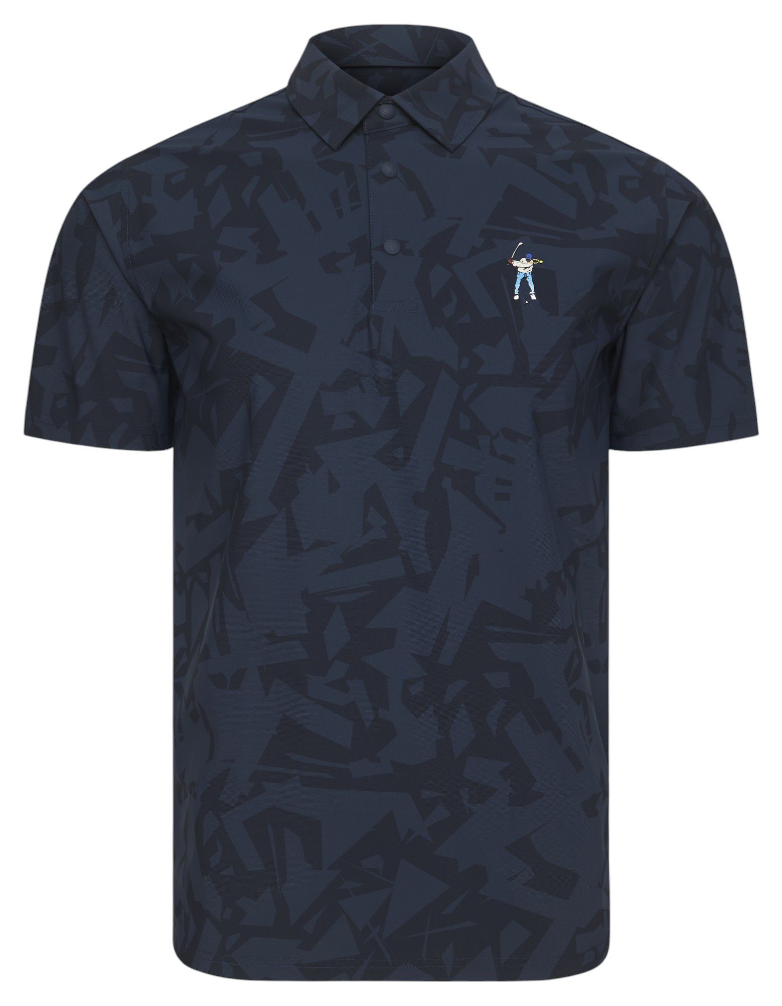 Eastside Golf Men's Snap Placket Golf Polo