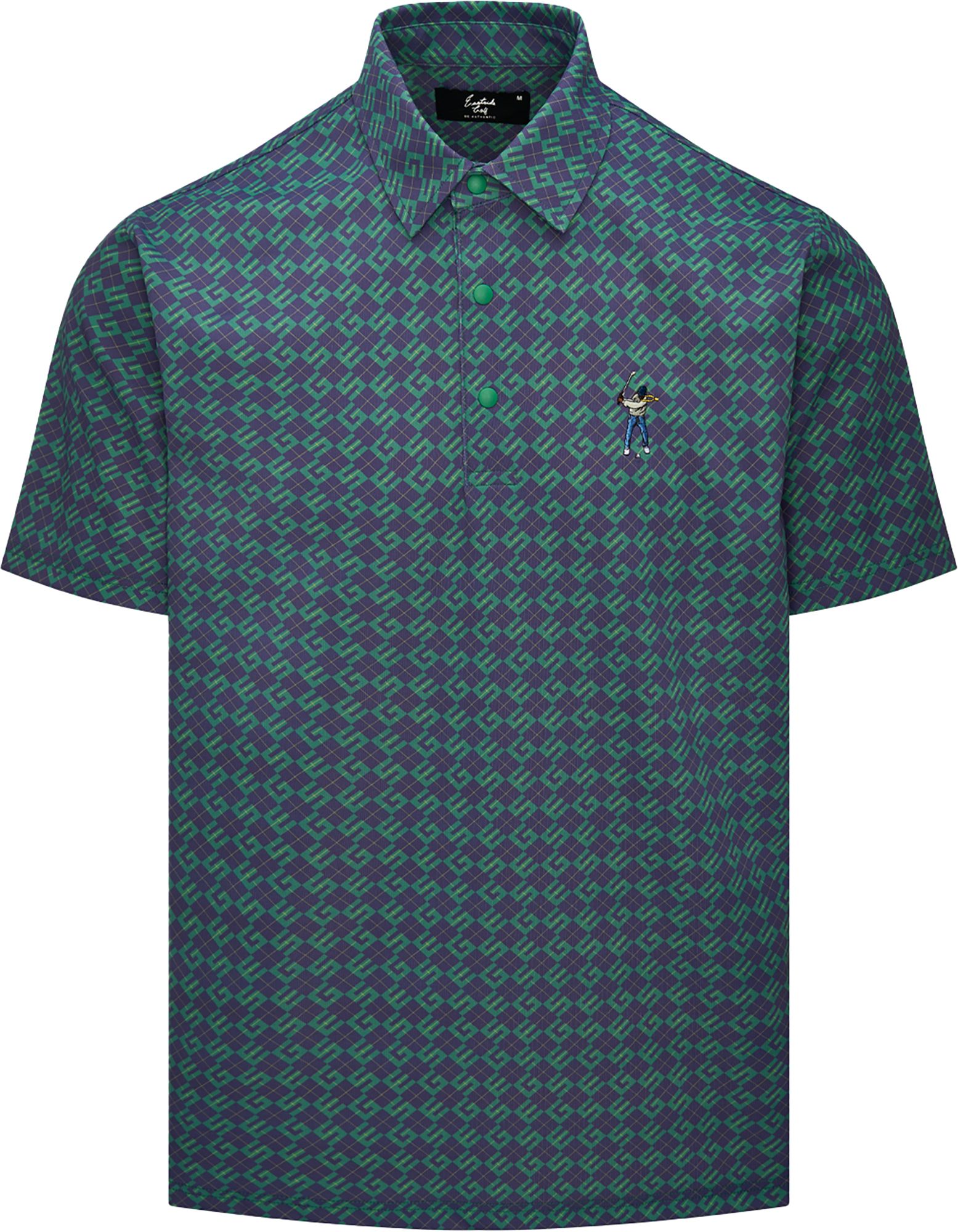 Eastside Golf Men's Snap Placket Golf Polo