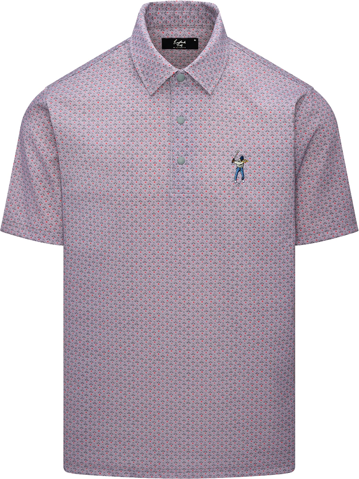 Eastside Golf Men's Snap Placket Golf Polo