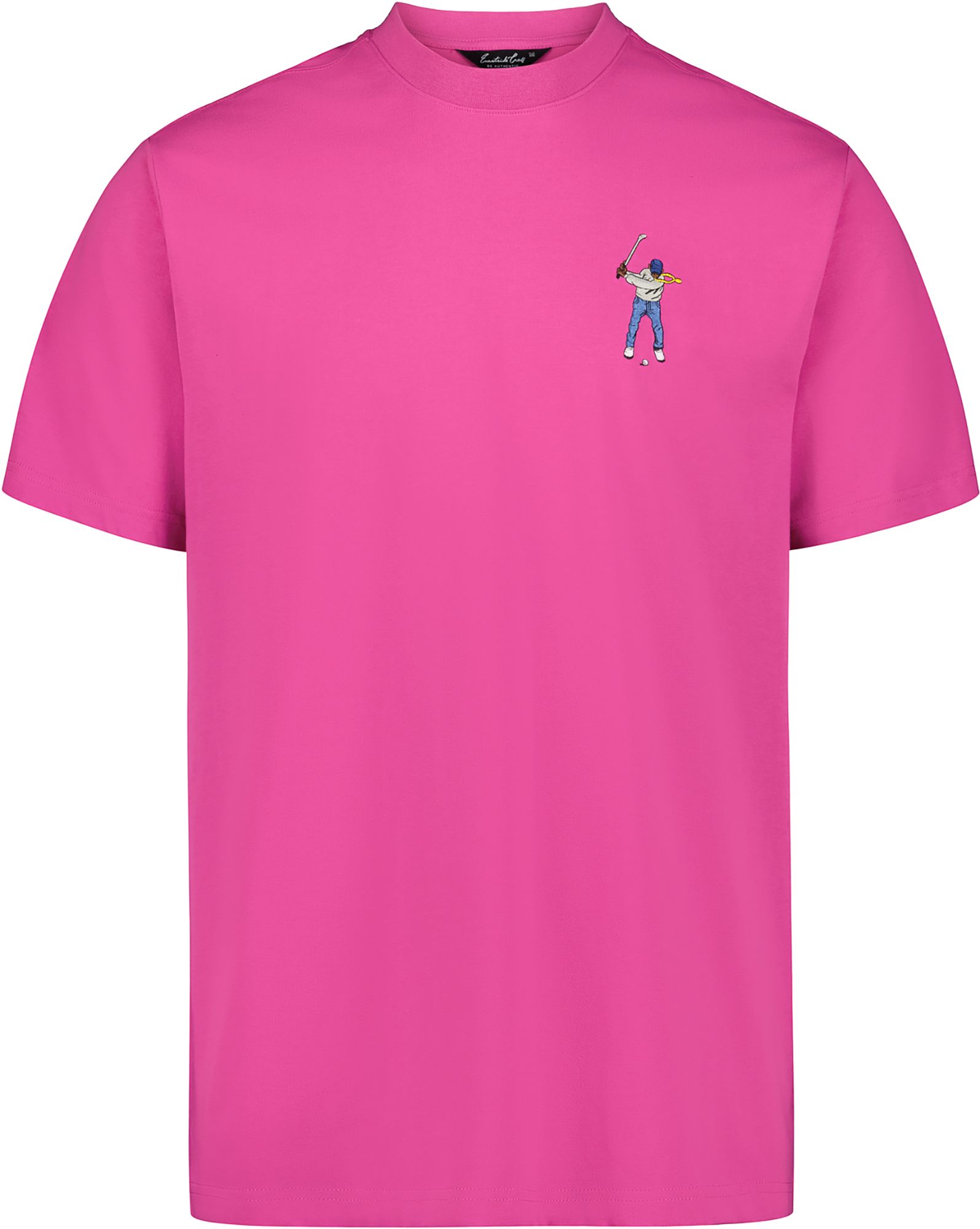 Eastside Golf Men's Core Short Sleeve Golf T-Shirt, XXL, Fuschia Pink