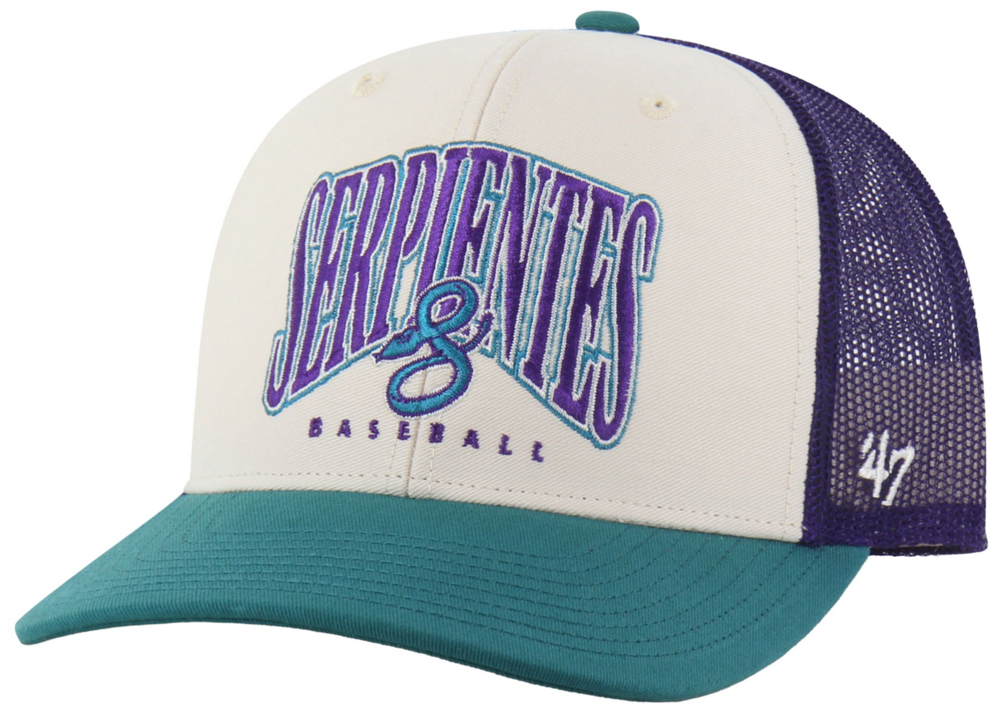 '47 Adult Arizona Diamondbacks Purple Drawbridge Trucker Adjustable Hat