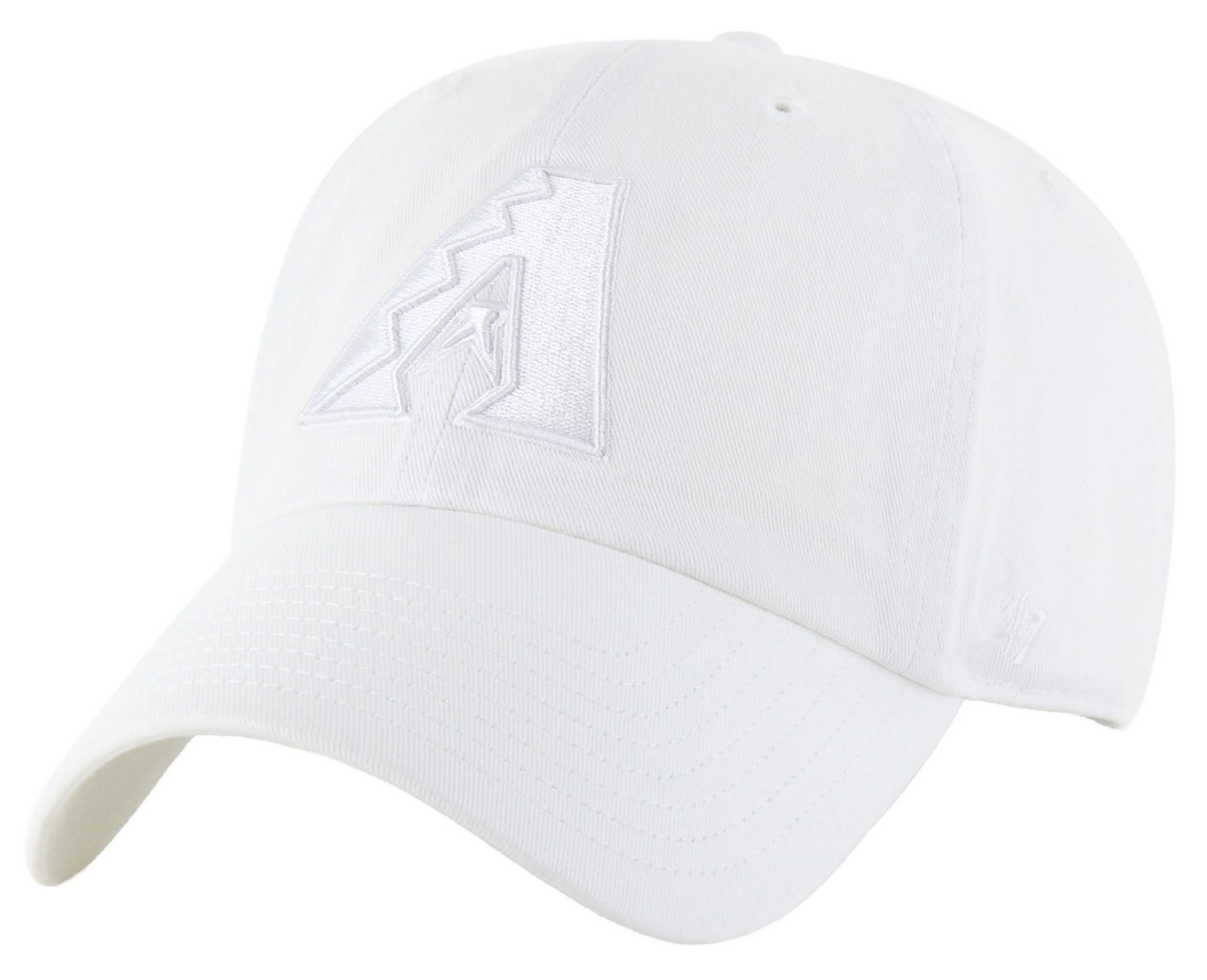 '47 Adult Arizona Diamondbacks White Clean Up Adjustable Hat
