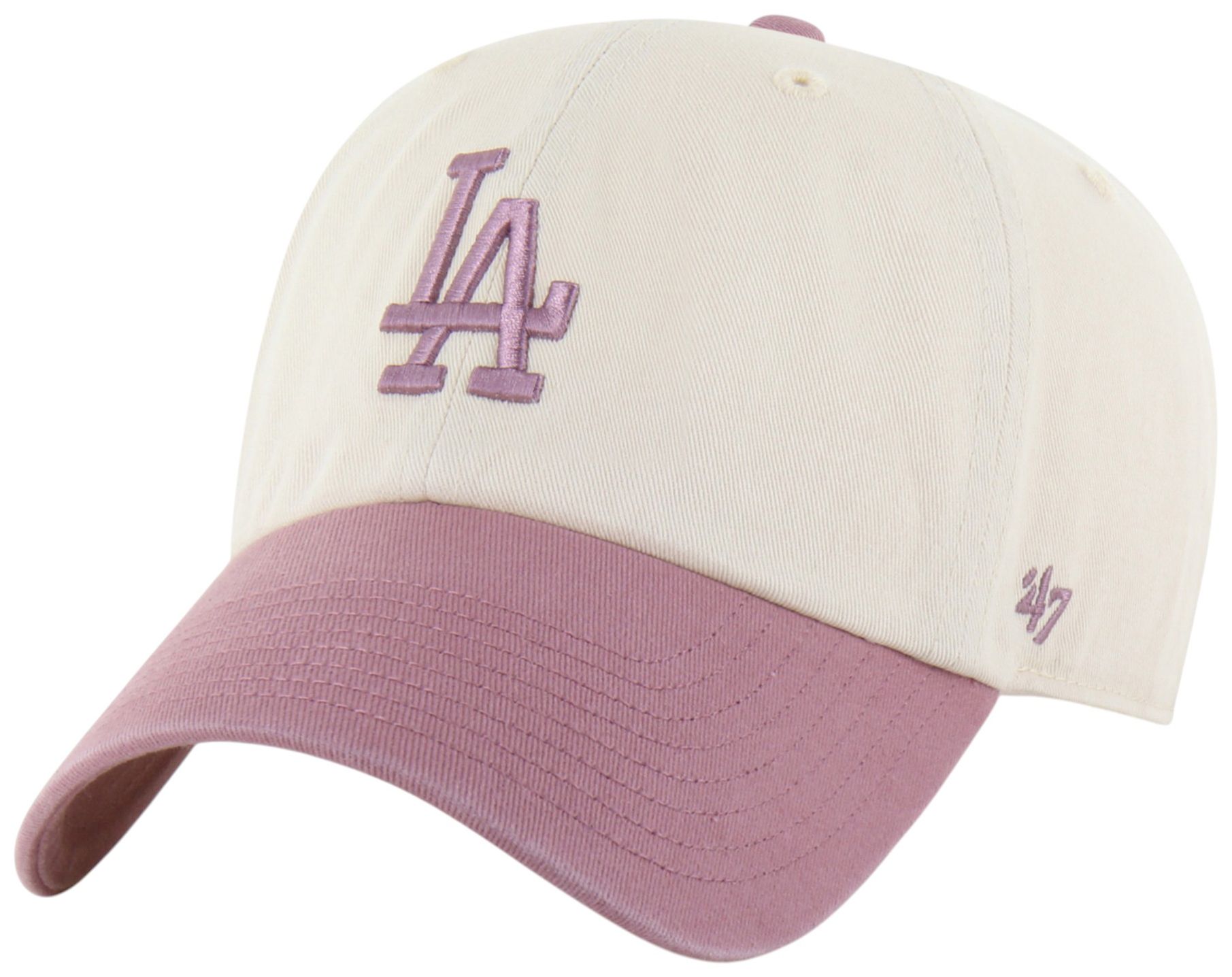 '47 Adult Los Angeles Dodgers Cream 2-Tone Clean Up Hat