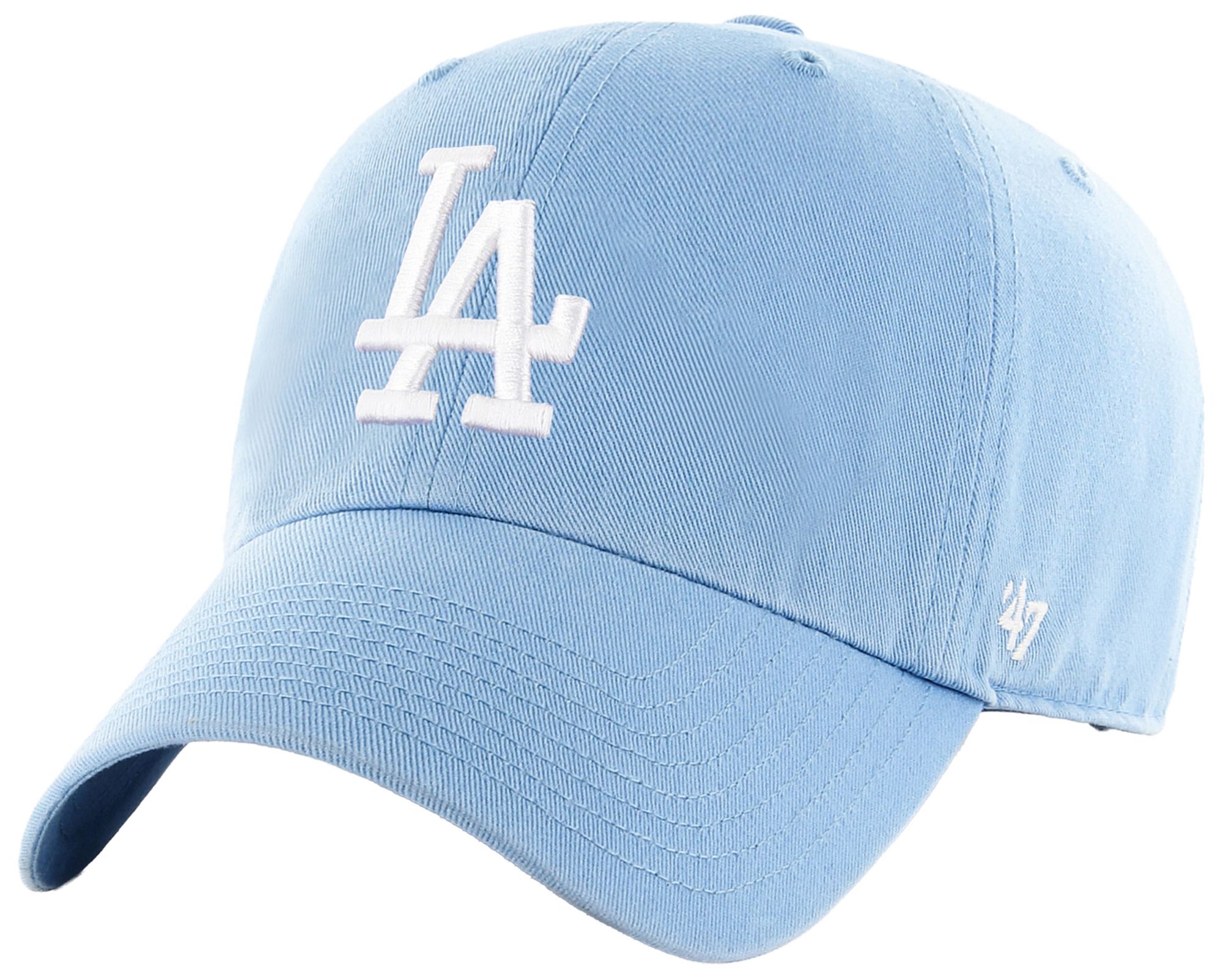 '47 Adult Los Angeles Dodgers Light Blue Clean Up Adjustable Hat