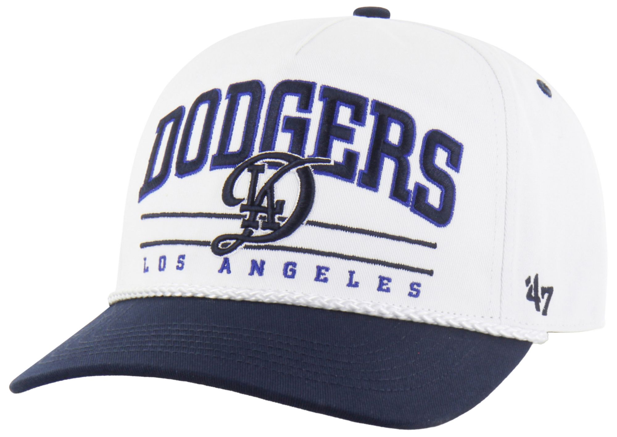 47 Adult Los Angeles Dodgers Roscoe Rope Hitch Adjustable Hat