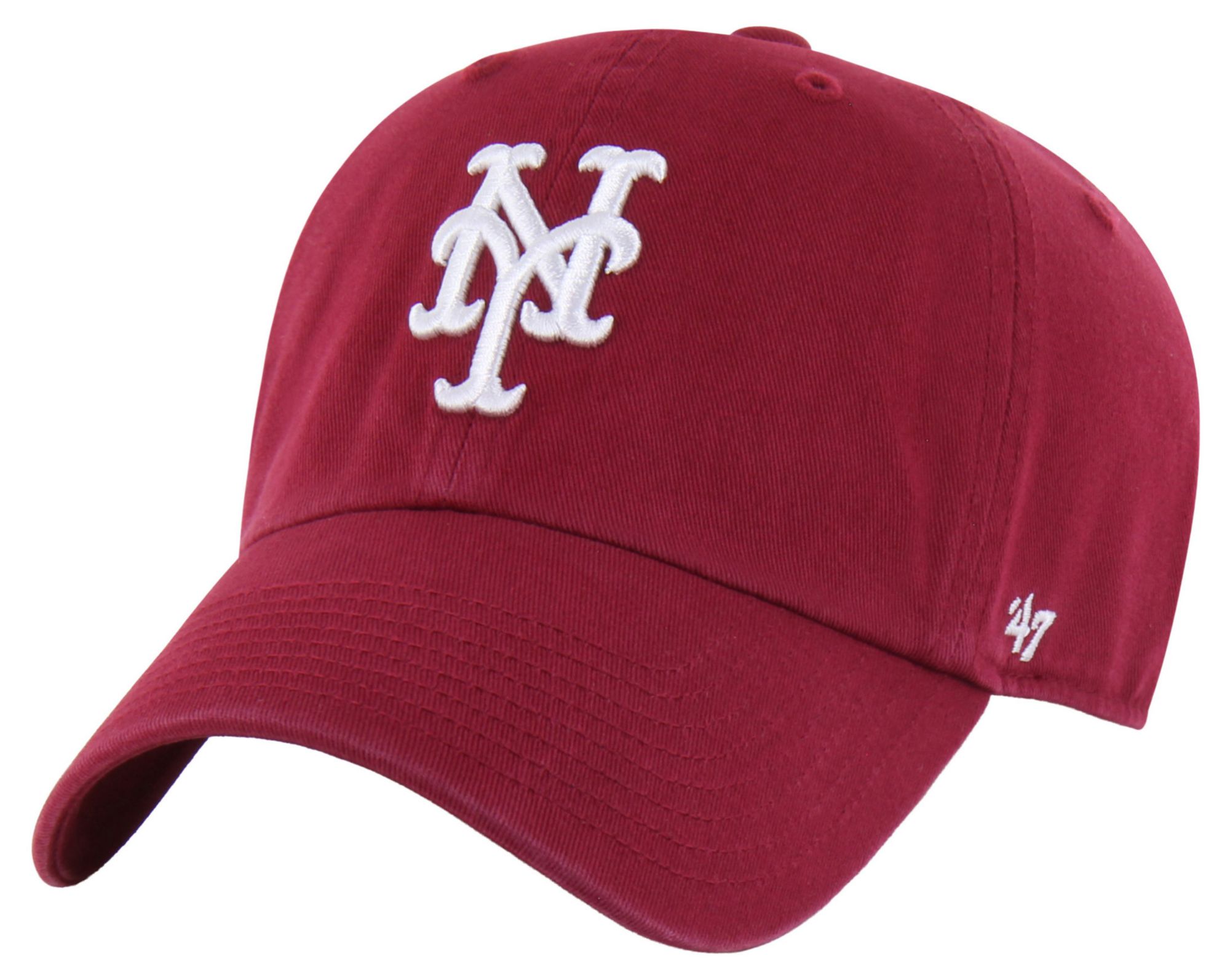 '47 Adult New York Mets Red Clean Up Adjustable Hat