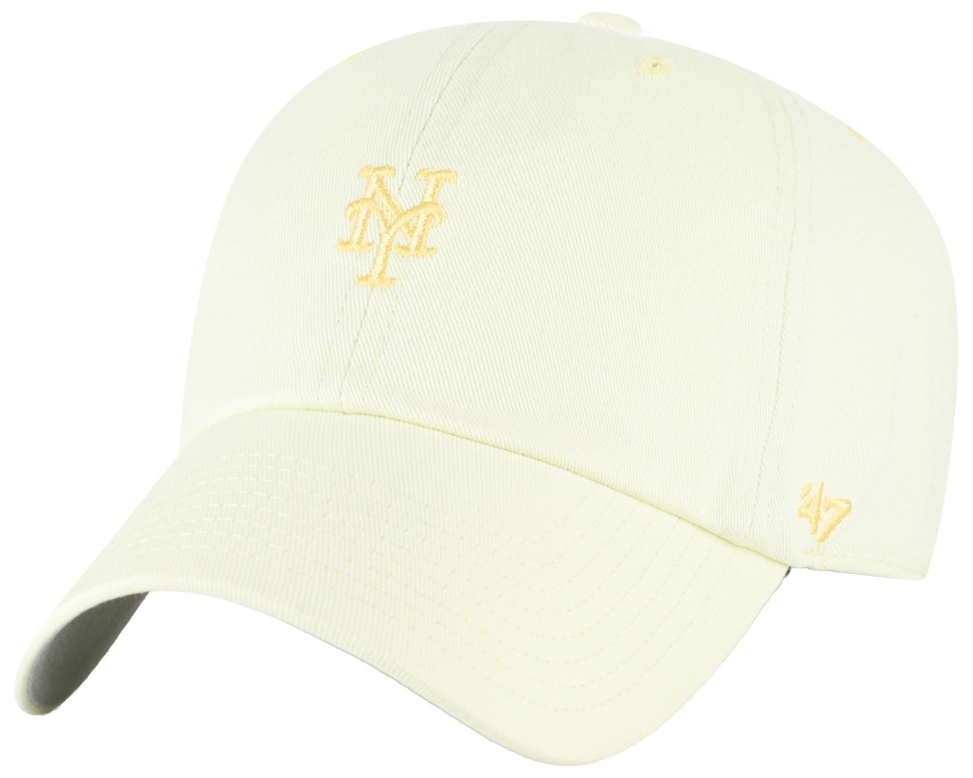 '47 Adult New York Mets Yellow Clean Up Adjustable Hat