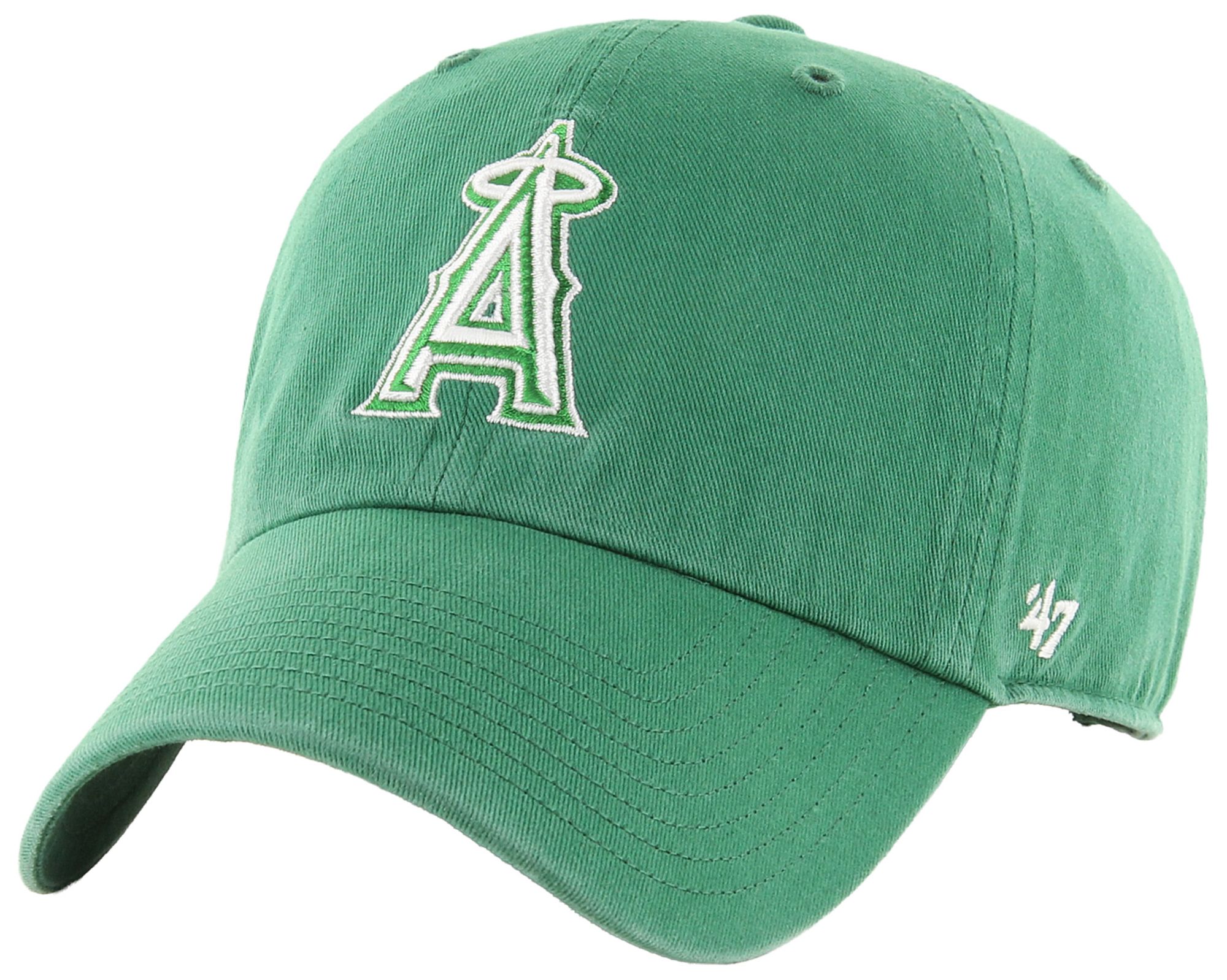 '47 Adult Los Angeles Angels Green Clean Up Adjustable Hat