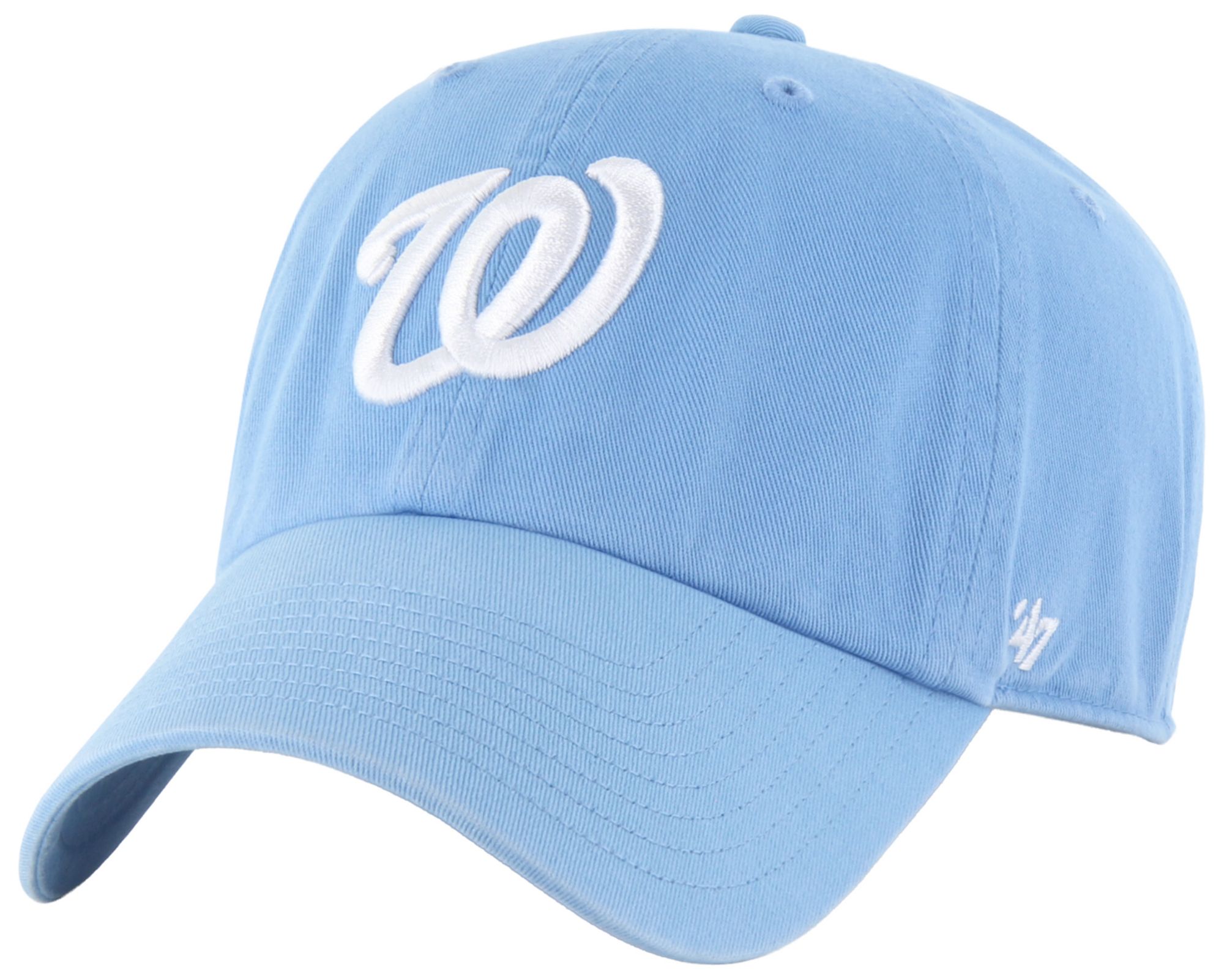 '47 Adult Washington Nationals Light Blue Clean Up Adjustable Hat