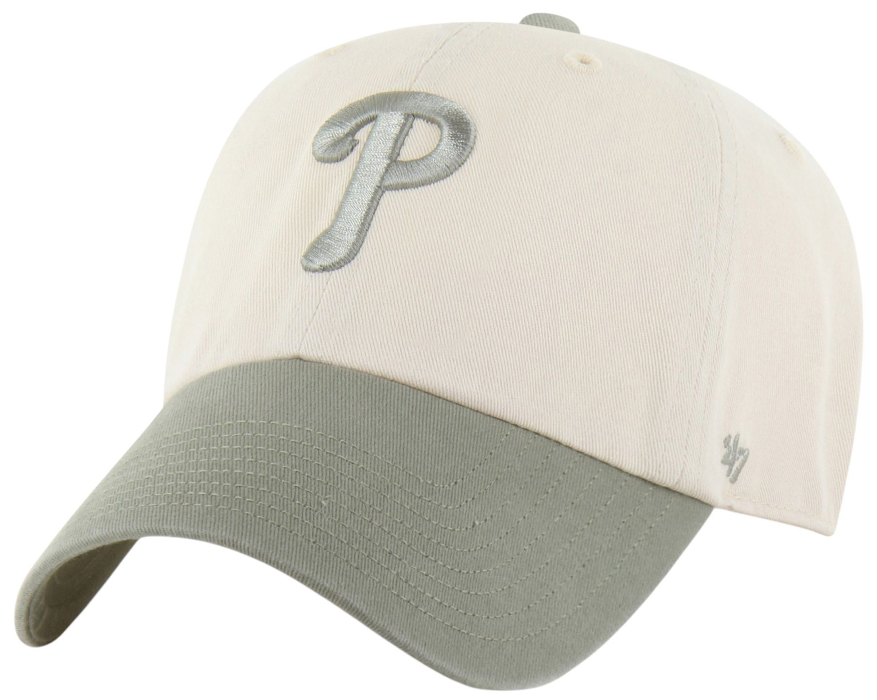 '47 Adult Philadelphia Phillies Cream 2-Tone Clean Up Hat
