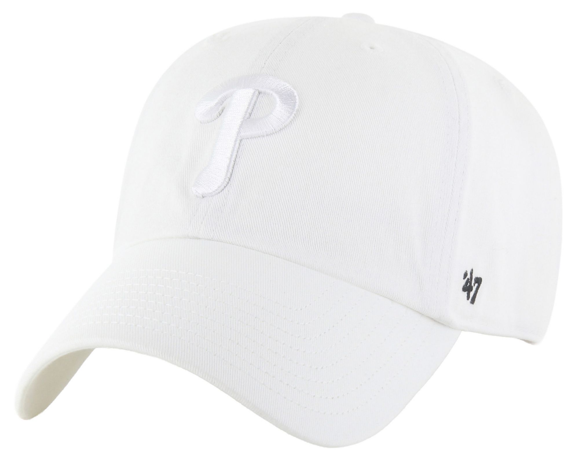 '47 Adult Philadelphia Phillies White Clean Up Adjustable Hat